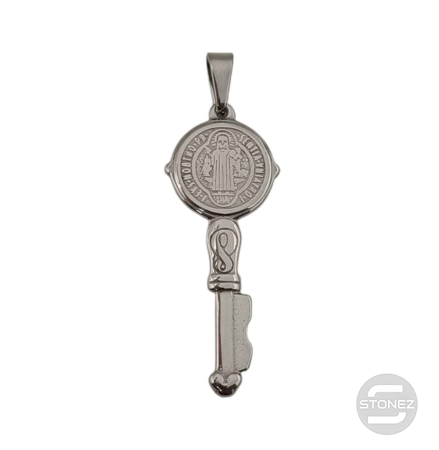 600103451-01 Colgante Acero Llave San Benito 50 mm