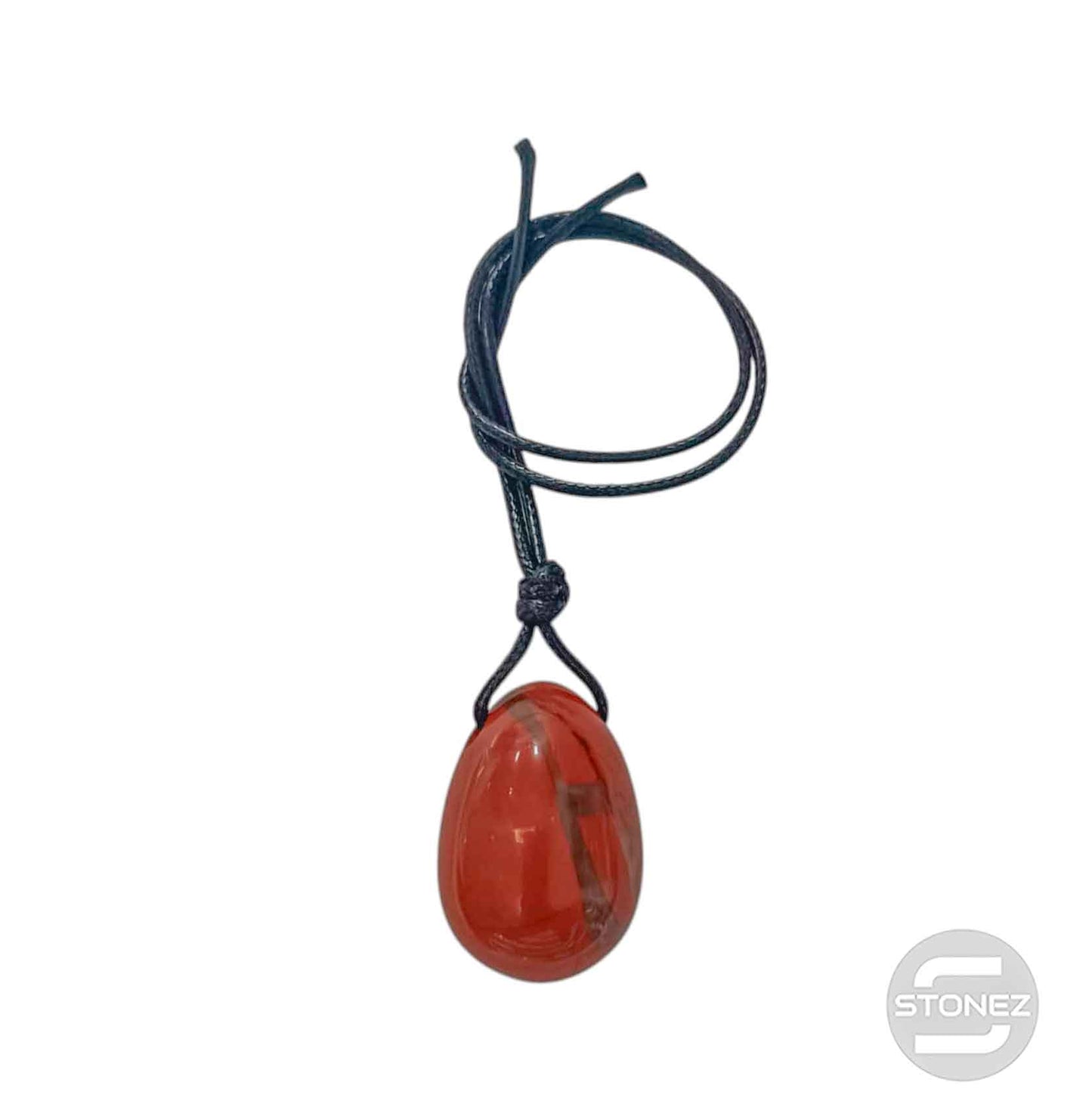 600103482-15 Huevo Yoni Mineral Jaspe Rojo 20 x 30 mm