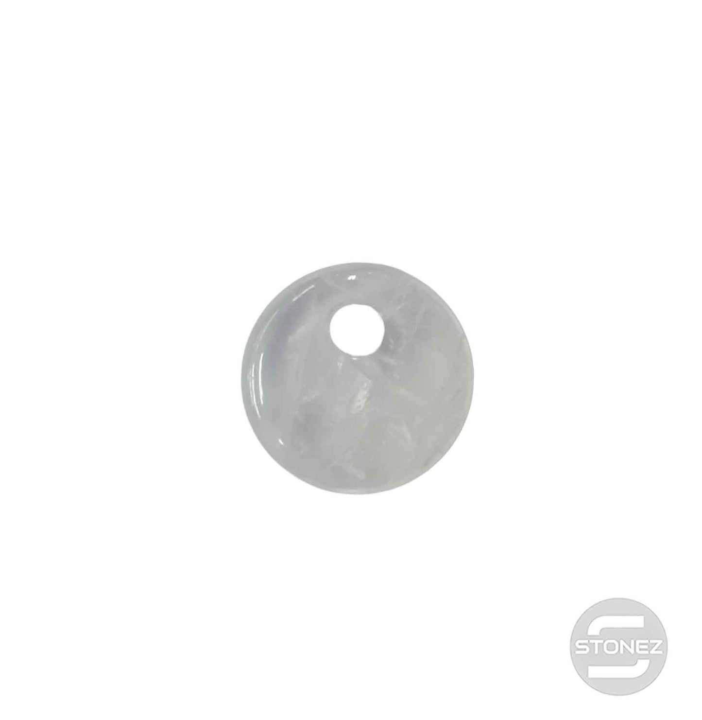 600103490 Colgante Piedra Perforada Cuarzo 25 mm Aprox Donut