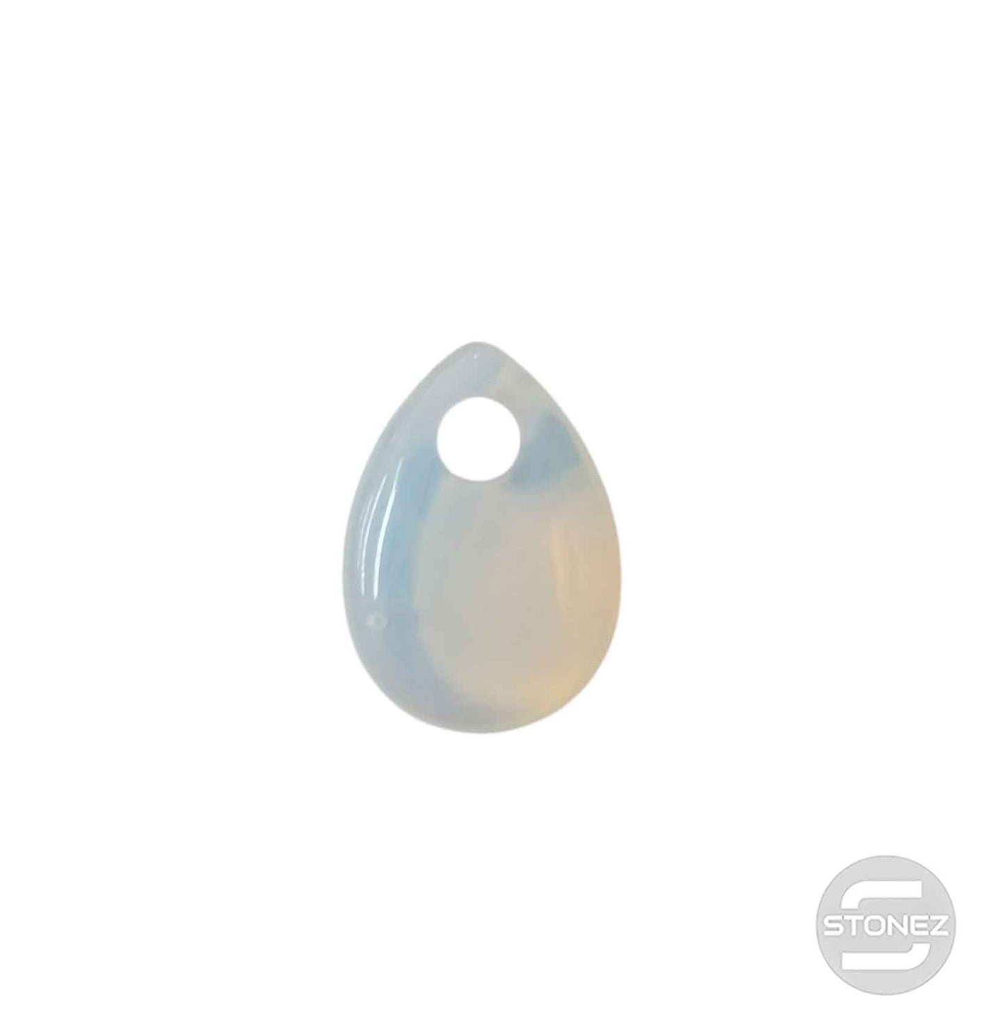 600103490 Colgante Piedra Perforada Opalina 25 mm Aprox Lagrima