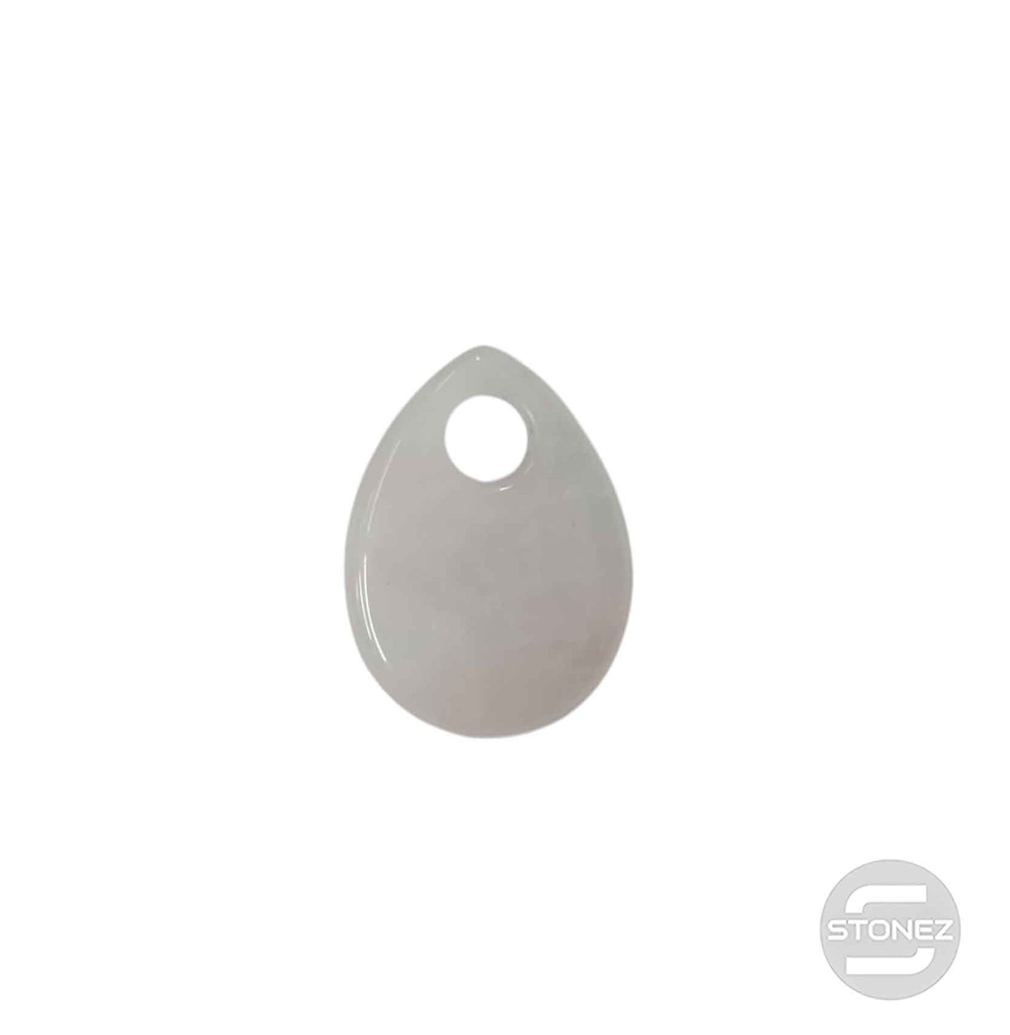 600103490 Colgante Piedra Perforada Cuarzo Rosa 25 mm Aprox Lagrima