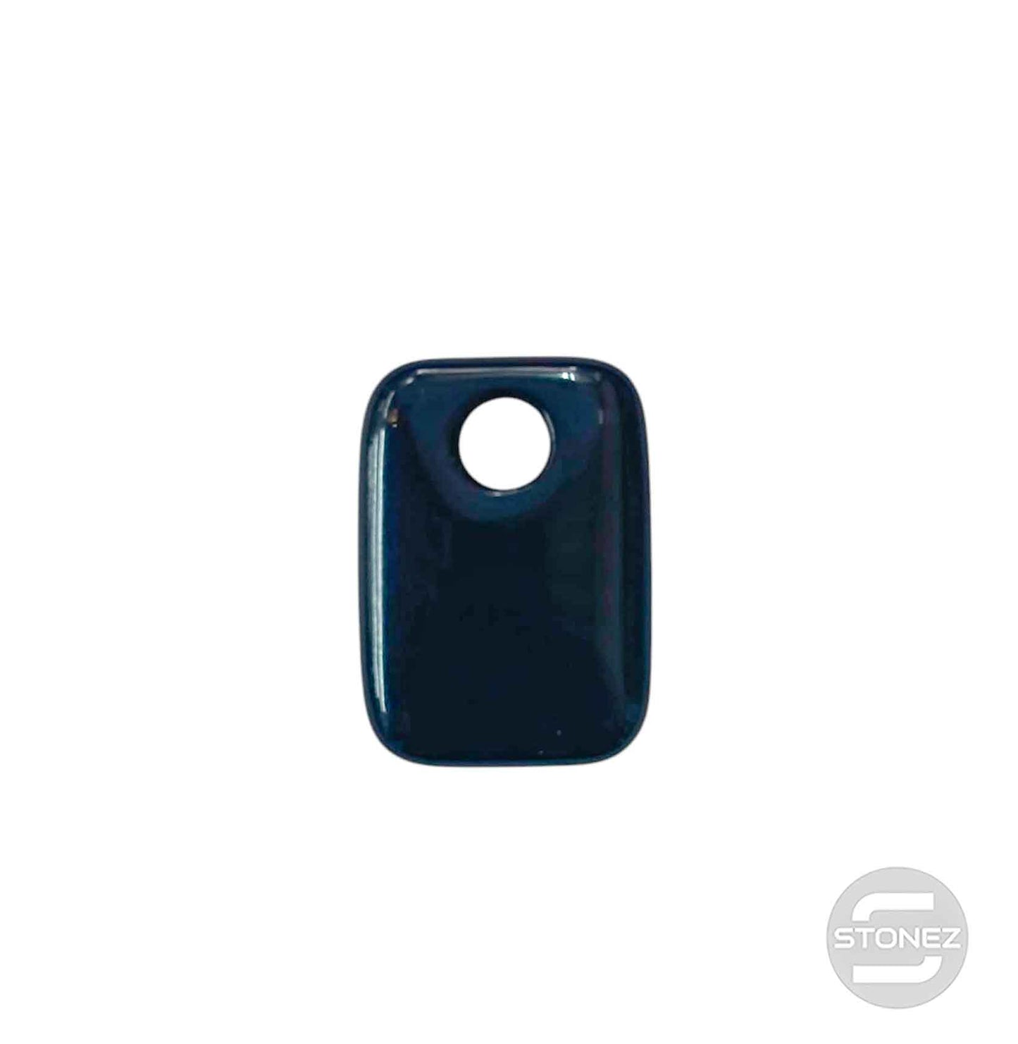 600103490 Colgante Piedra Perforada Obsidiana 25 mm Aprox Rectangular