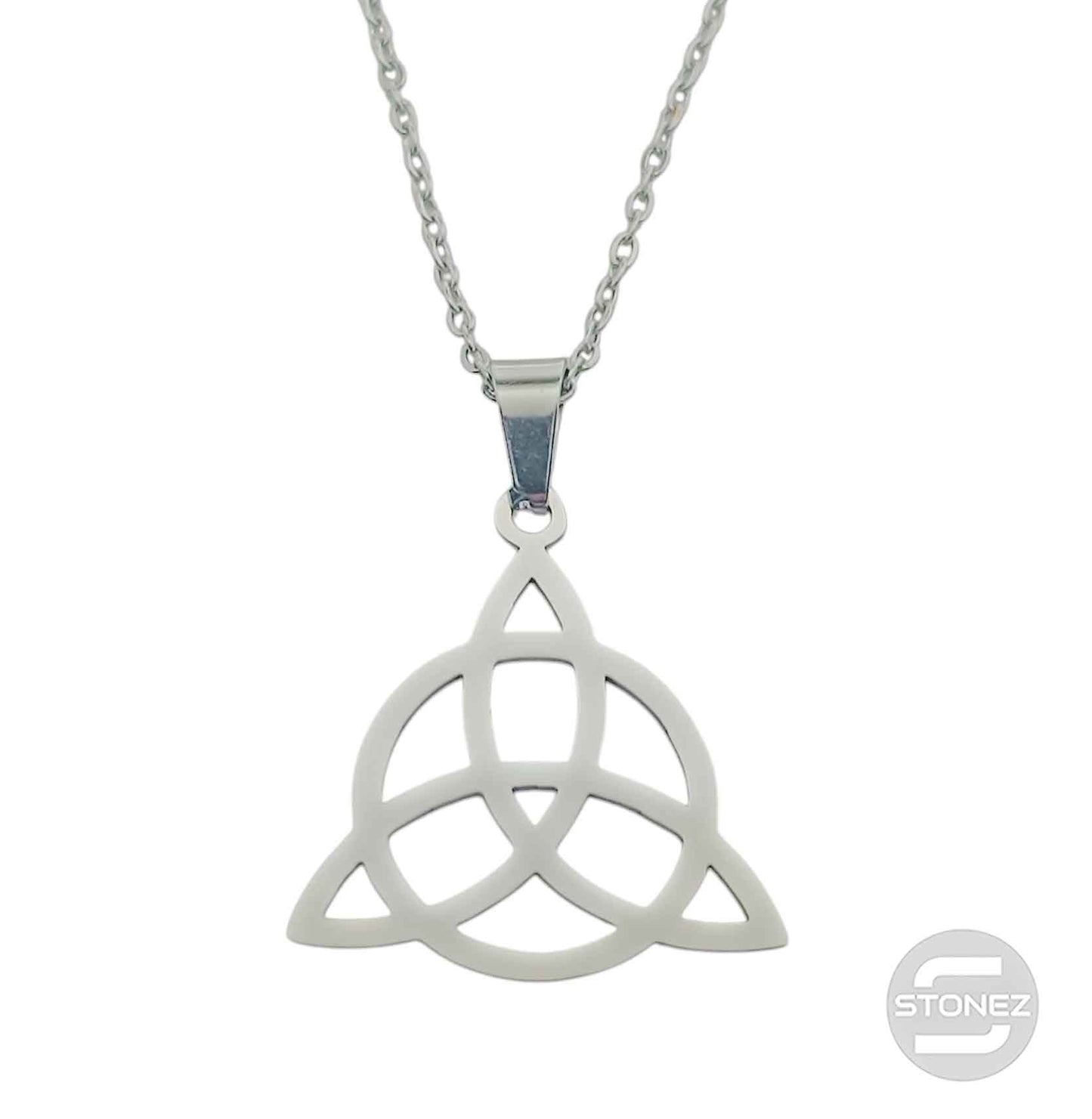 600103600-05 Collar Acero Triquetra San Cadena 40+5 Cms