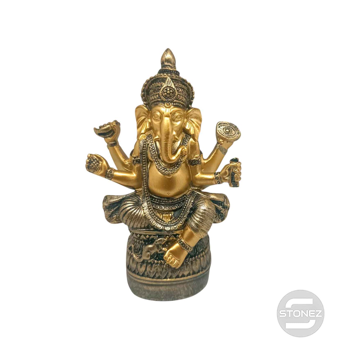 600103762 Figura Ganesha En Resina 17 Cms Aprox