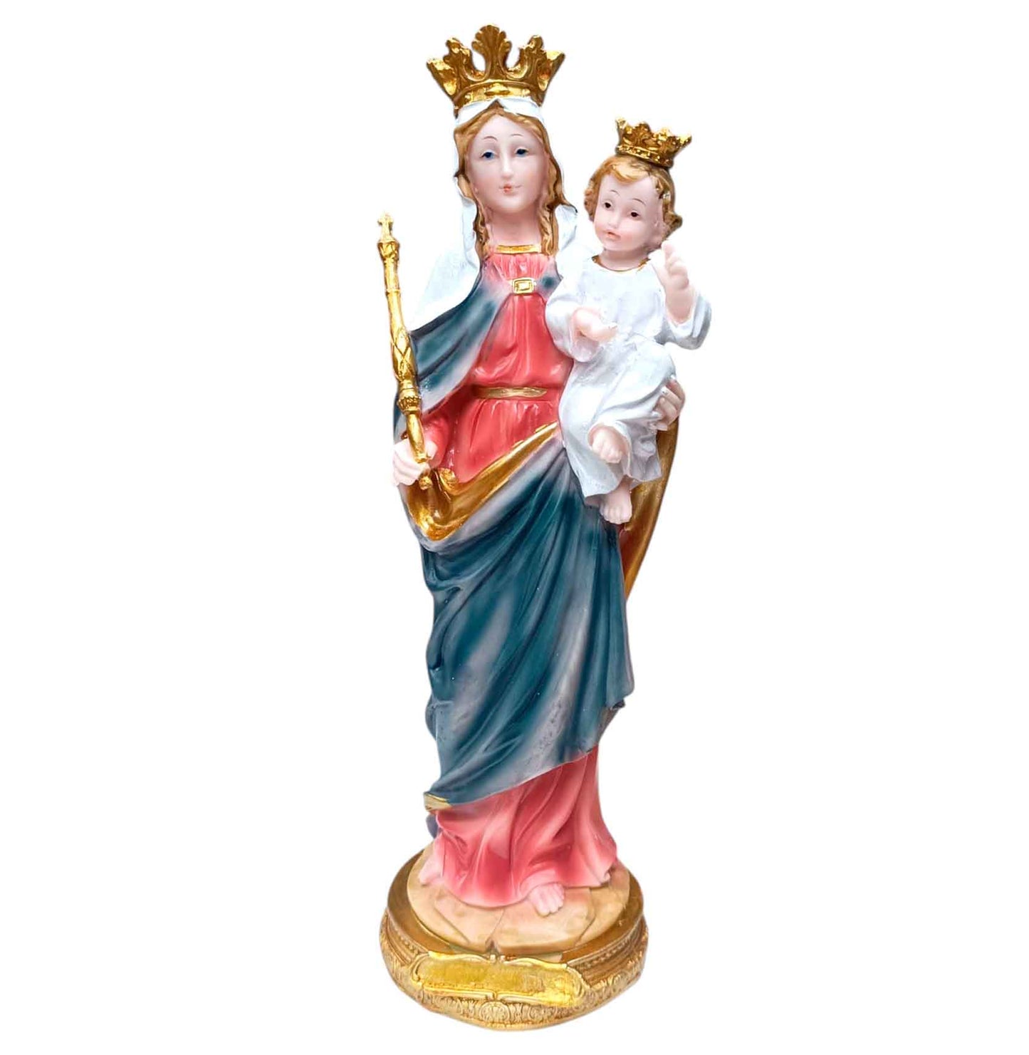 600103956 Figura En Resina Virgen Del Carmen 30 Cms Aprox