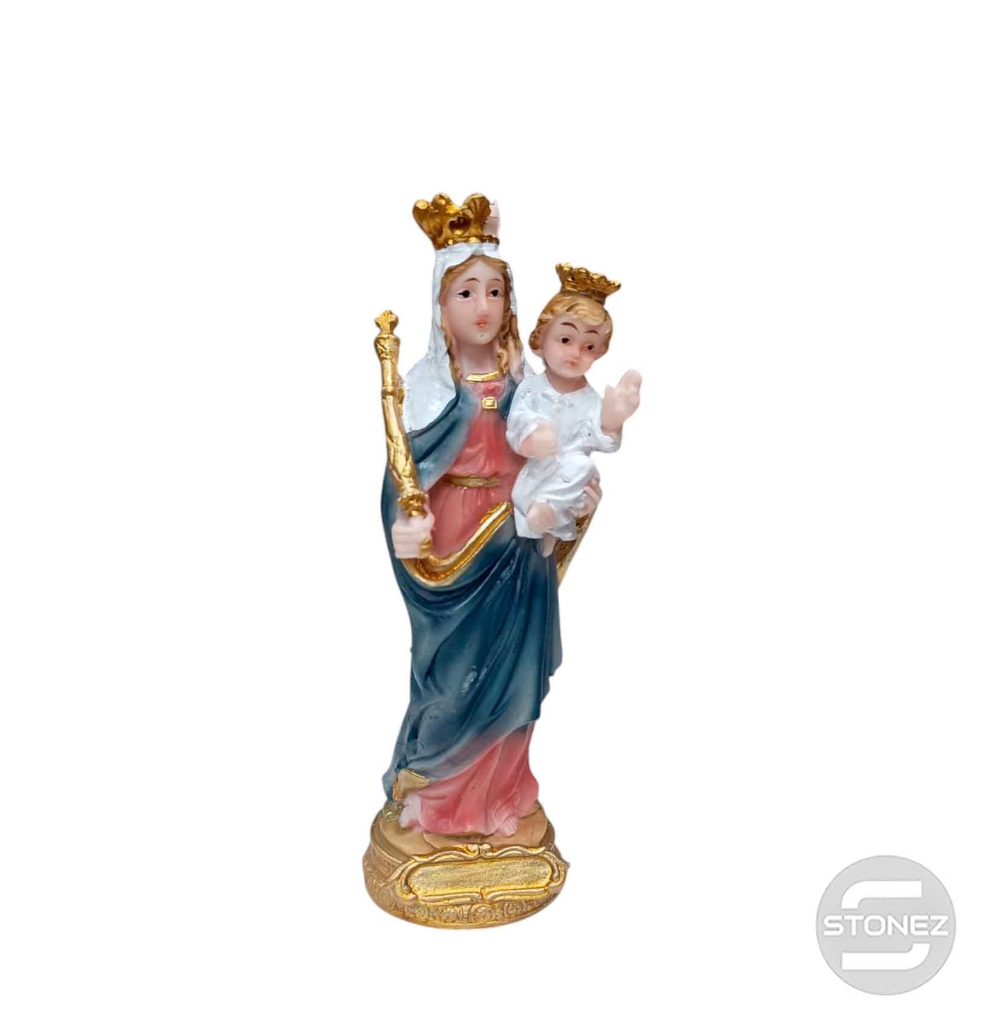 600103958 Figura En Resina Virgen Del Carmen 15 Cms Aprox
