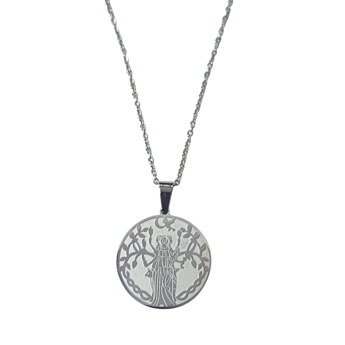 Collar Acero Hecate 25 mm Cadena 42+5 Cms - stonez