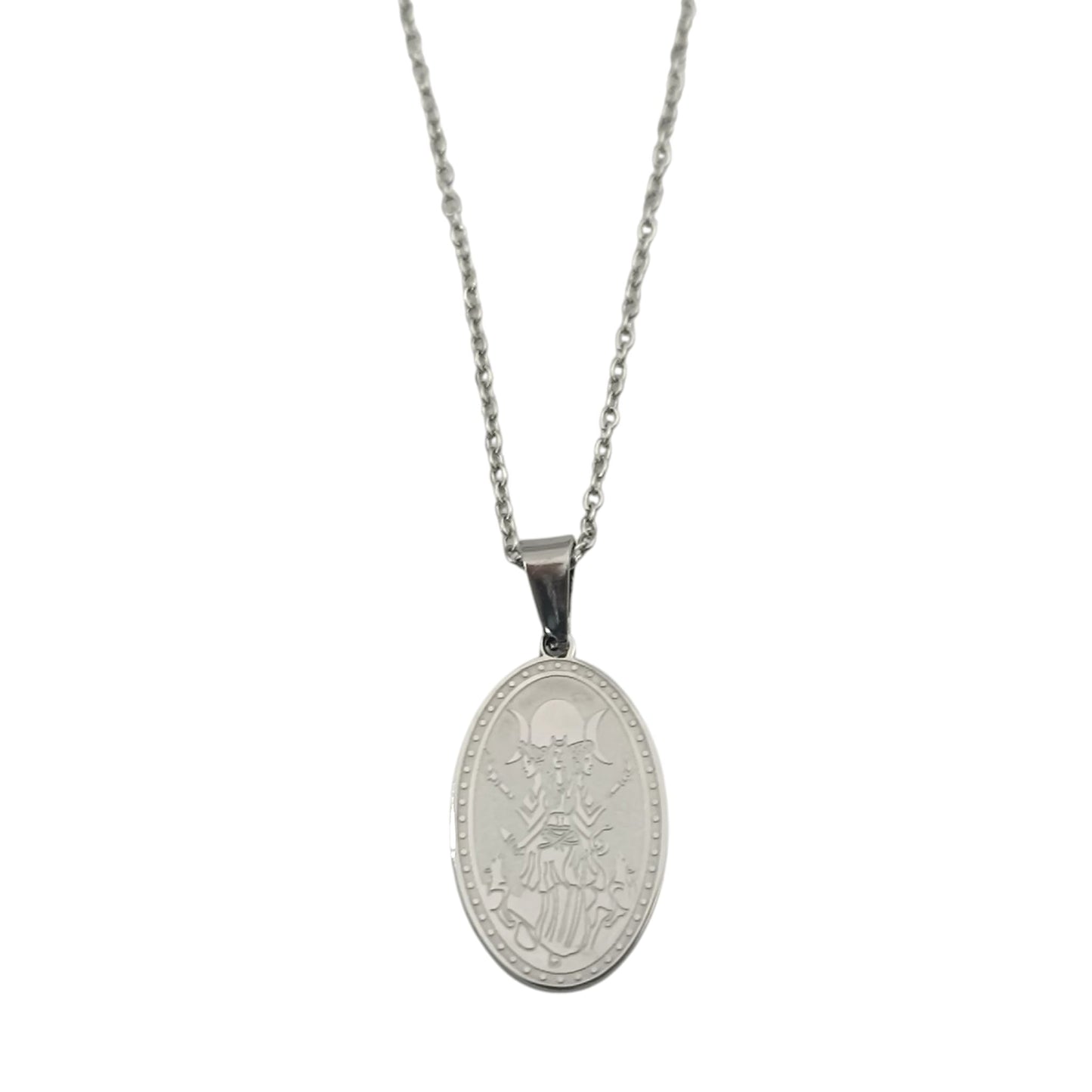 Collar Acero Hecate 15x25 Cadena 42+5 Cms
