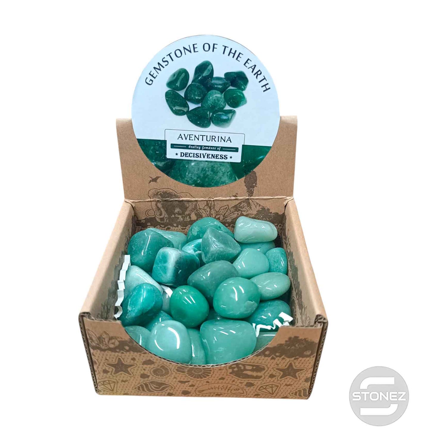 600104070 Caja Canto Rodado AVENTURNA 500 gramos Tamaños Surtido Desde 2 Hasta 3 cms Aprox) El total de las piezas puede Variar