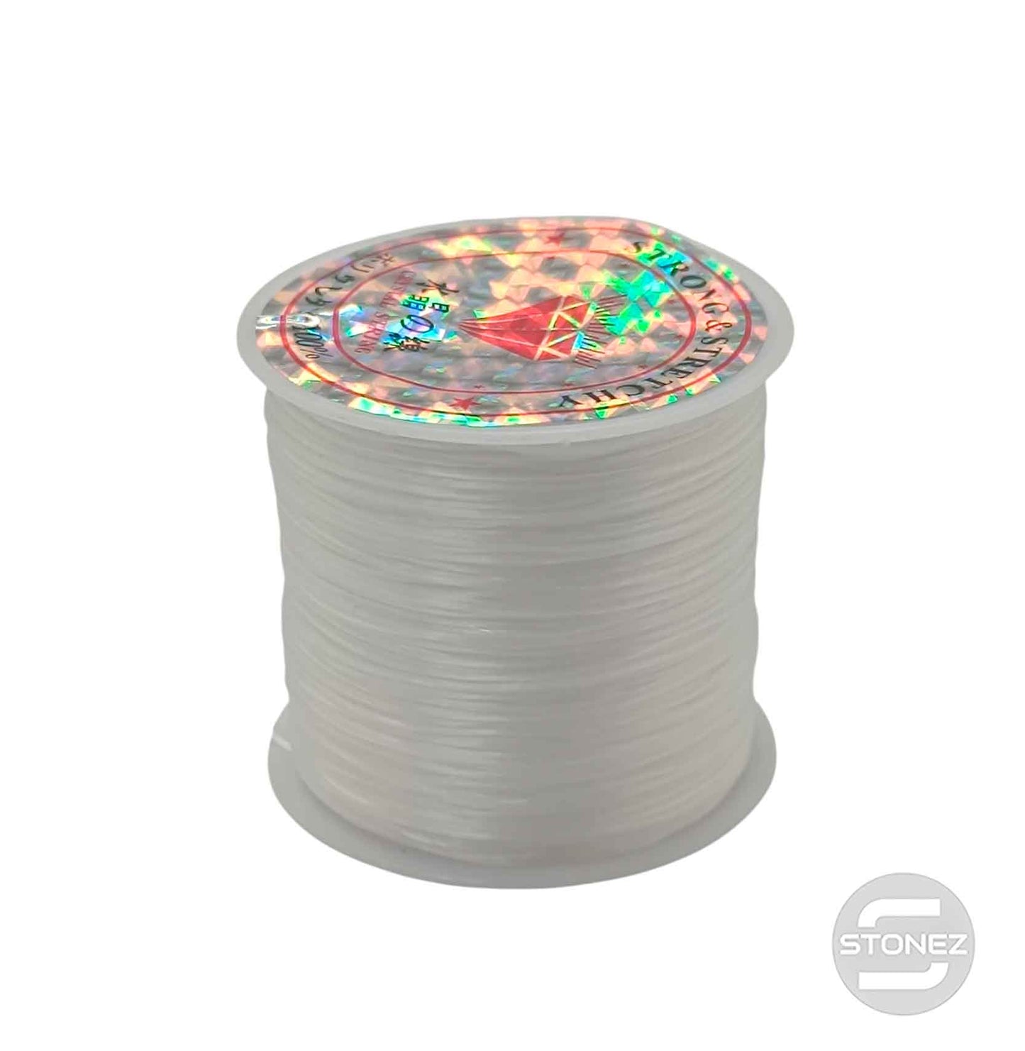 600202907 Hilo Elastico Fino Color Blanco 40 Metros Aprox