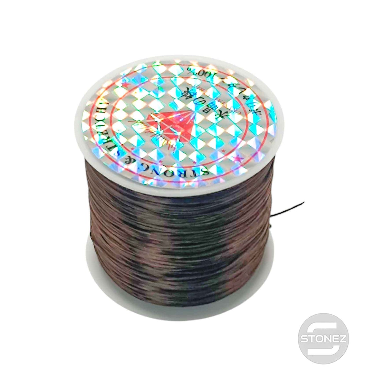 600202907 Hilo Elastico Fino Color Marron 40 Metros Aprox