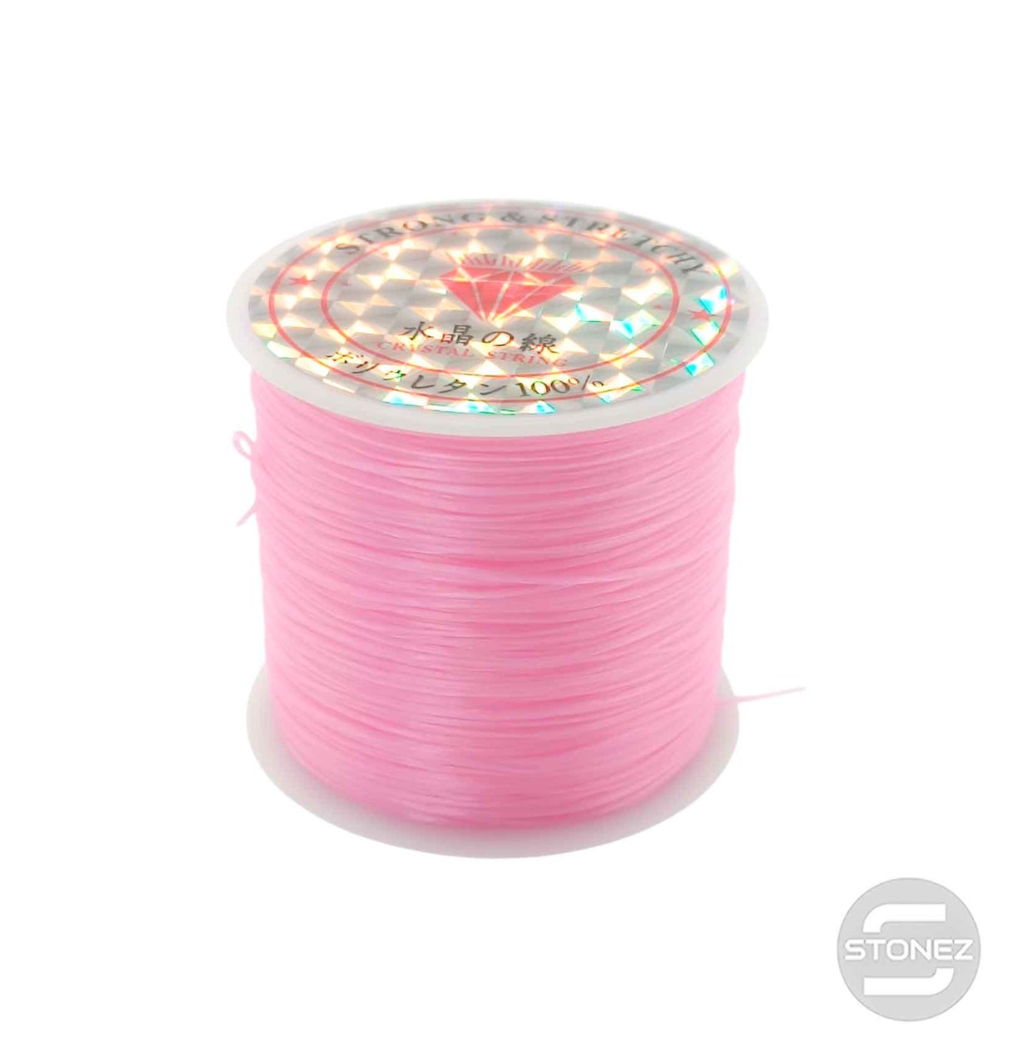 600202907 Hilo Elastico Fino Color Rosa 40 Metros Aprox