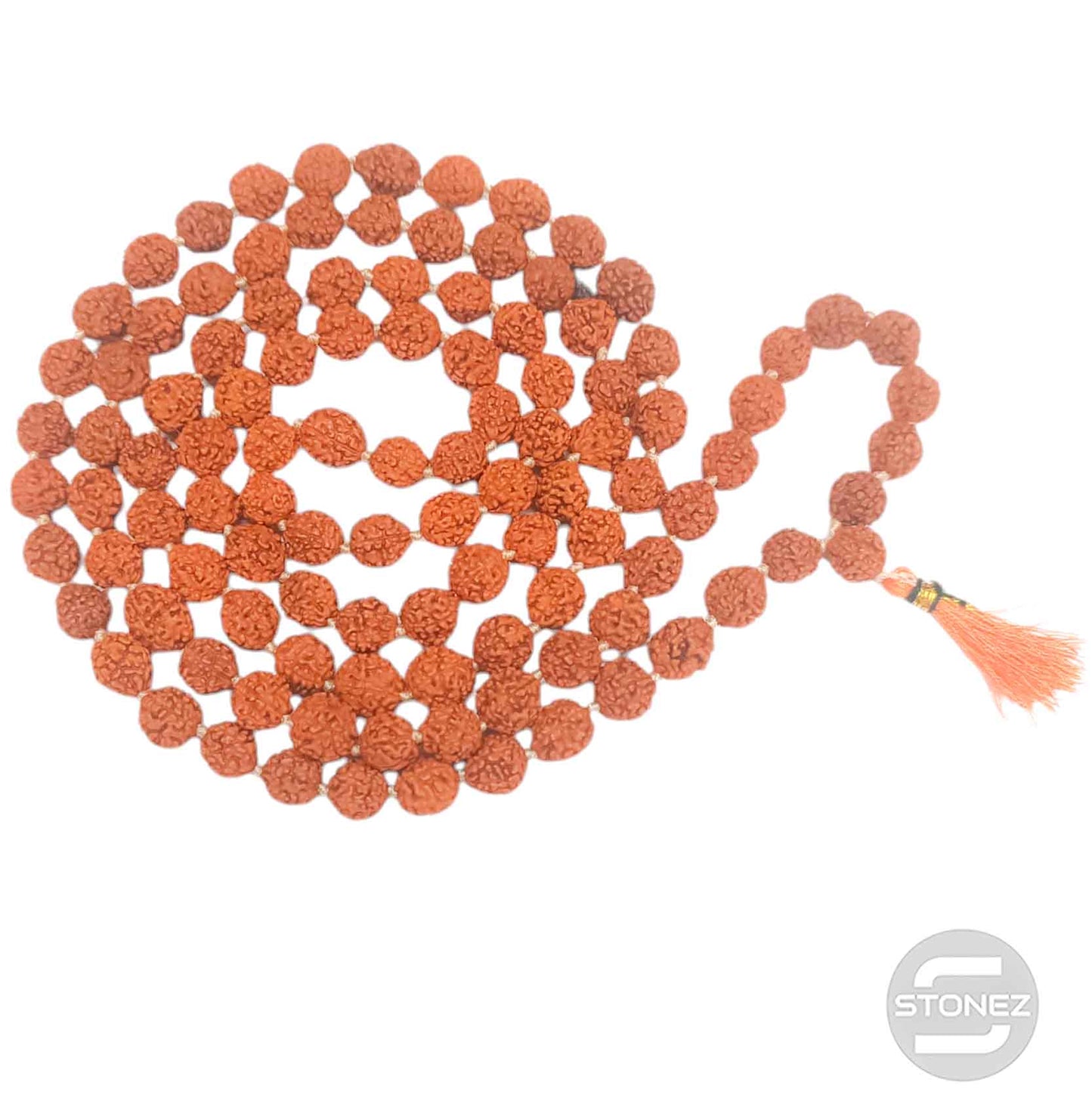 600301604 Japa Mala 108 Cuentas Rudraksha Bola 10 mm
