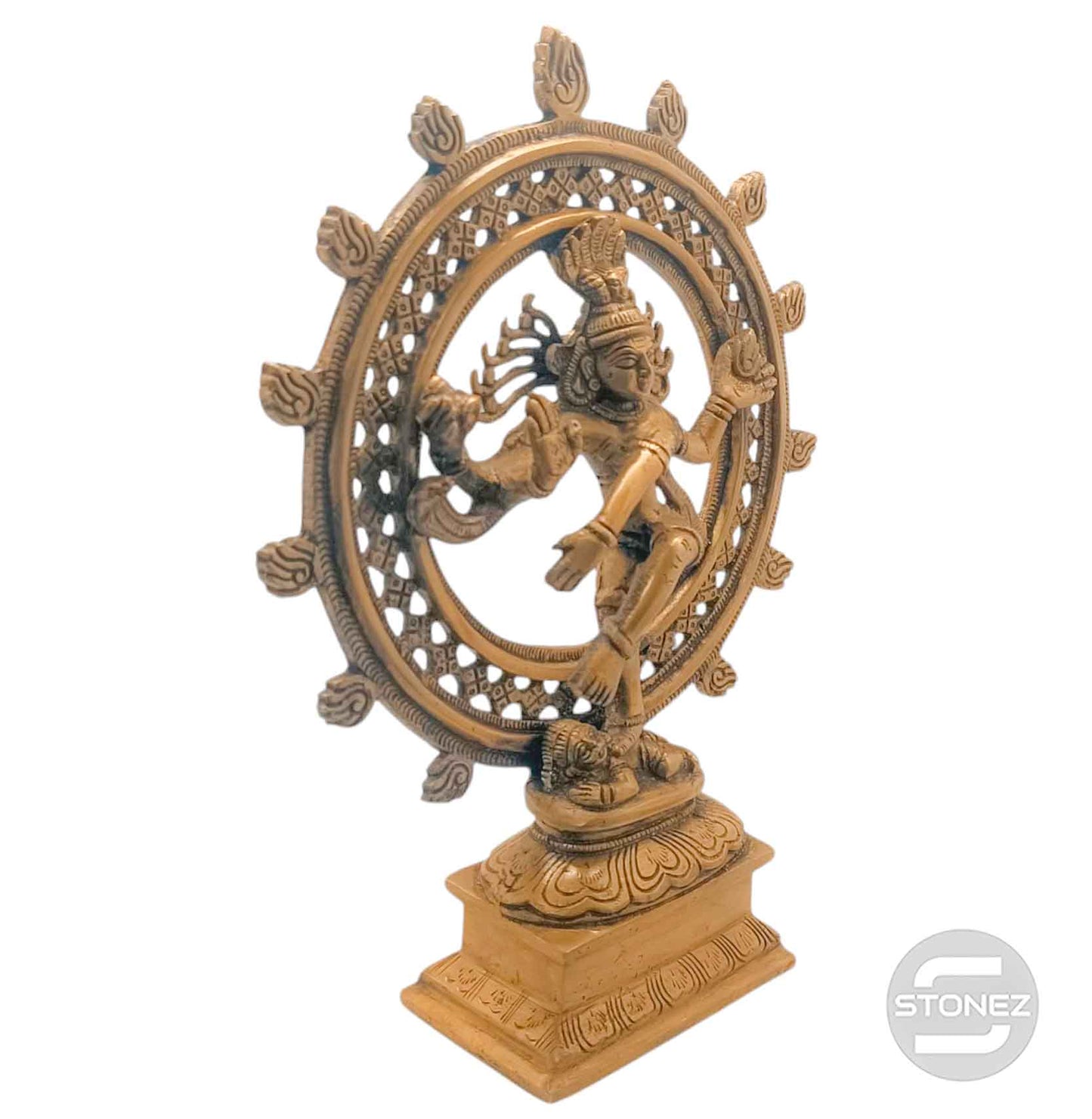 600303000 Figura En Latón Shiva (Natraj) 30x22 Cms y 2500-2600 Gramos Aprox