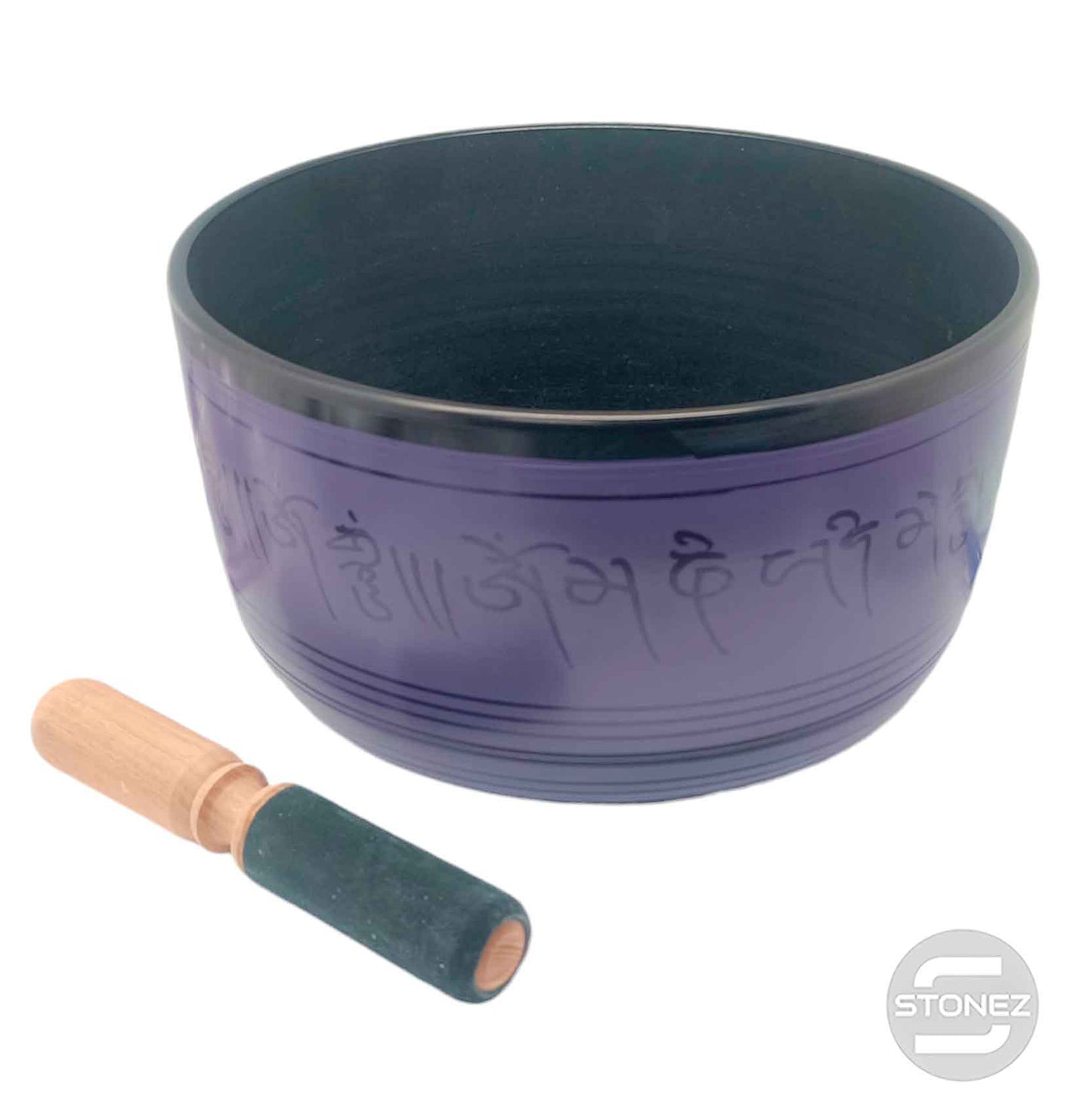 600303007 Cuenco Tibetano 4 Metales 25 Cms Aprox Color Morado