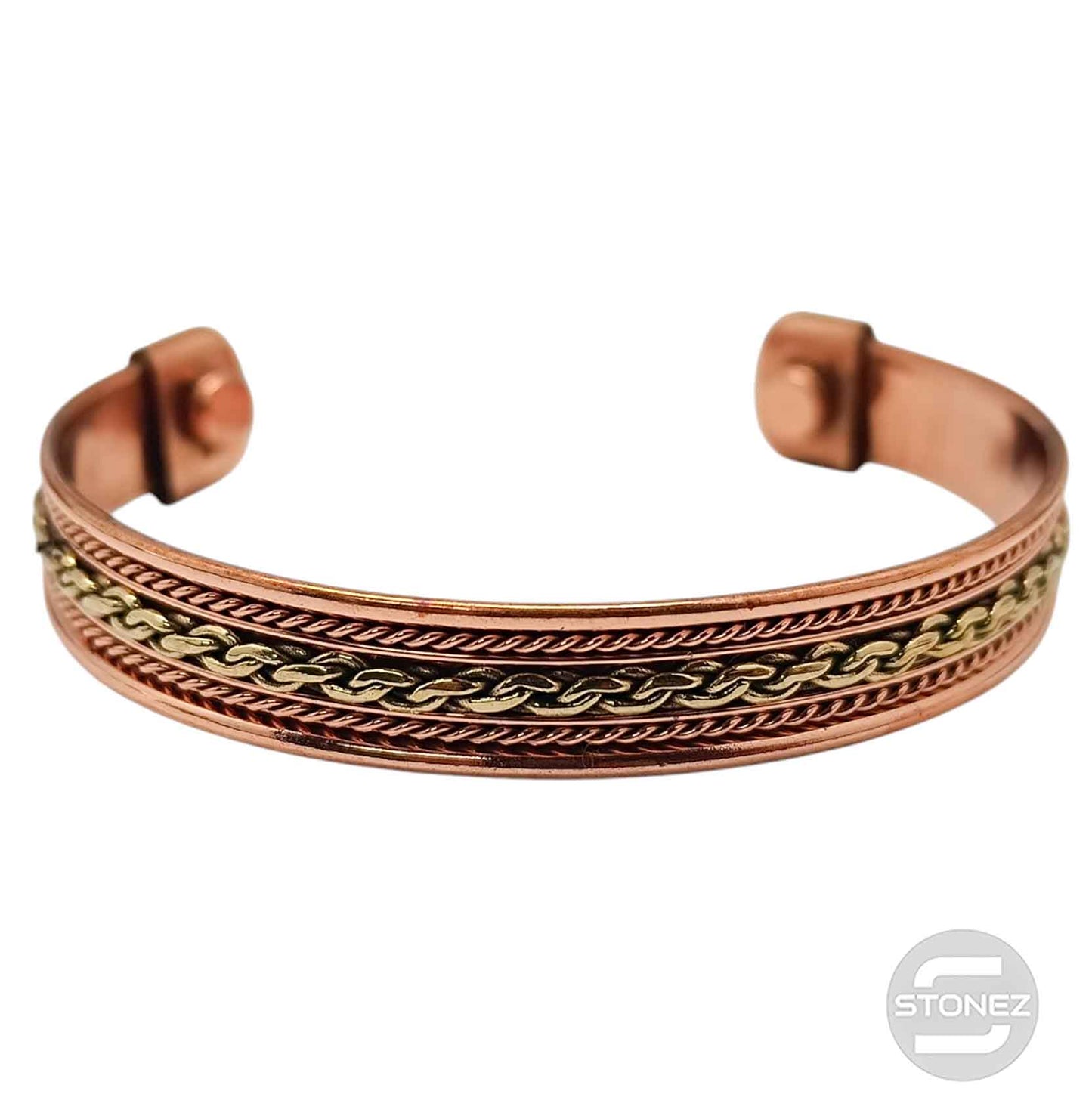 600303008-06 Pulsera Cobre Con Imán