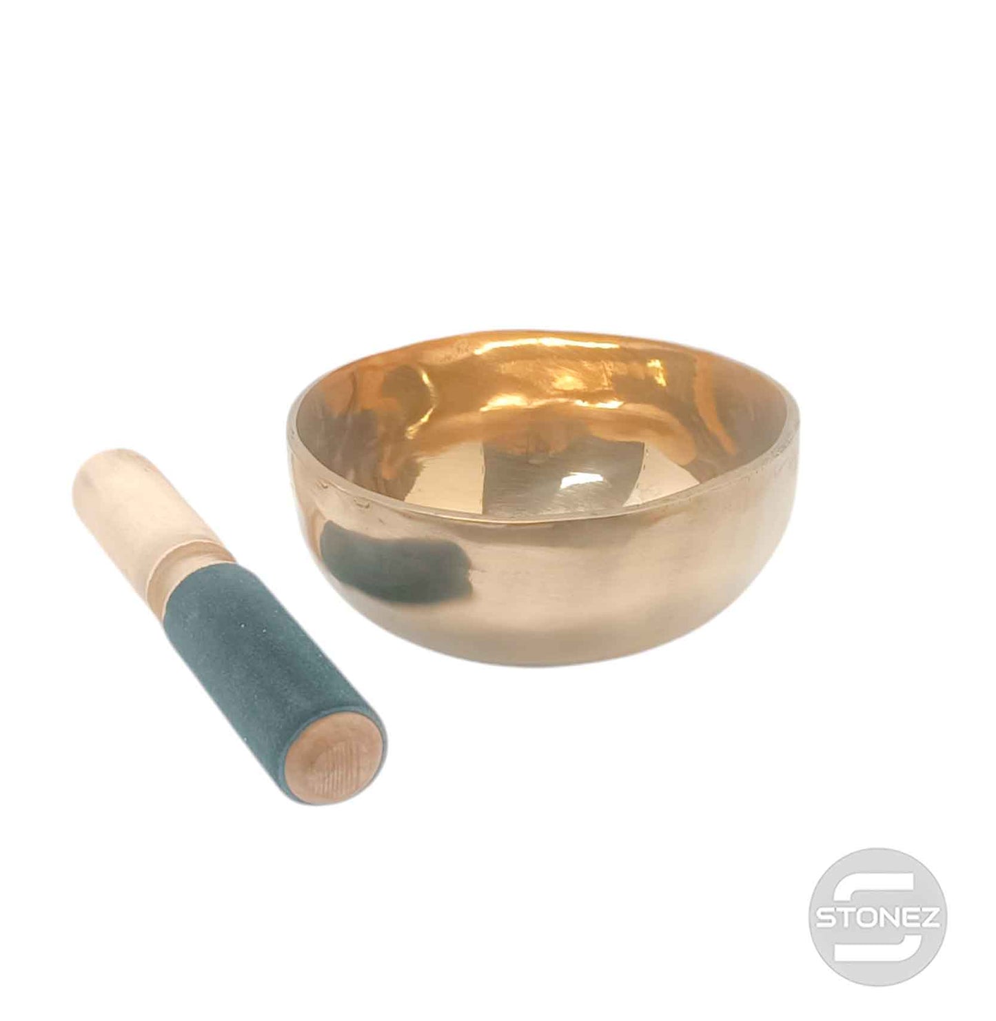 600303057 Cuenco Tibetano 7 Metales Dorado 13 Cms Aprox