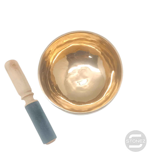 600303058 Cuenco Tibetano 7 Metales Dorado 14 Cms Aprox