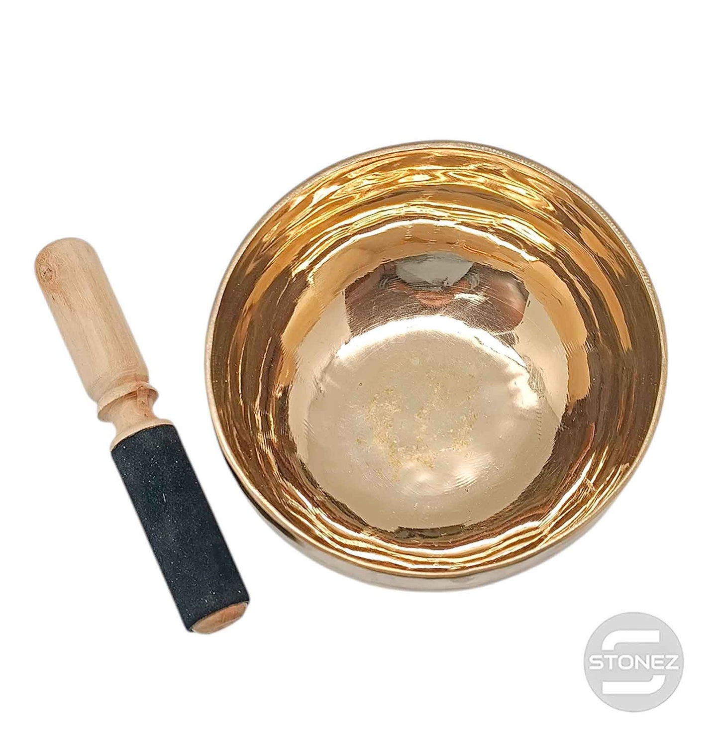 600303060 Cuenco Tibetano 7 Metales Dorado 16 Cms Aprox