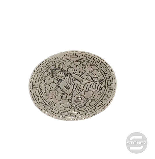 600303070-07 Porta Incienso De Metal Buda 10 Cms Aprox