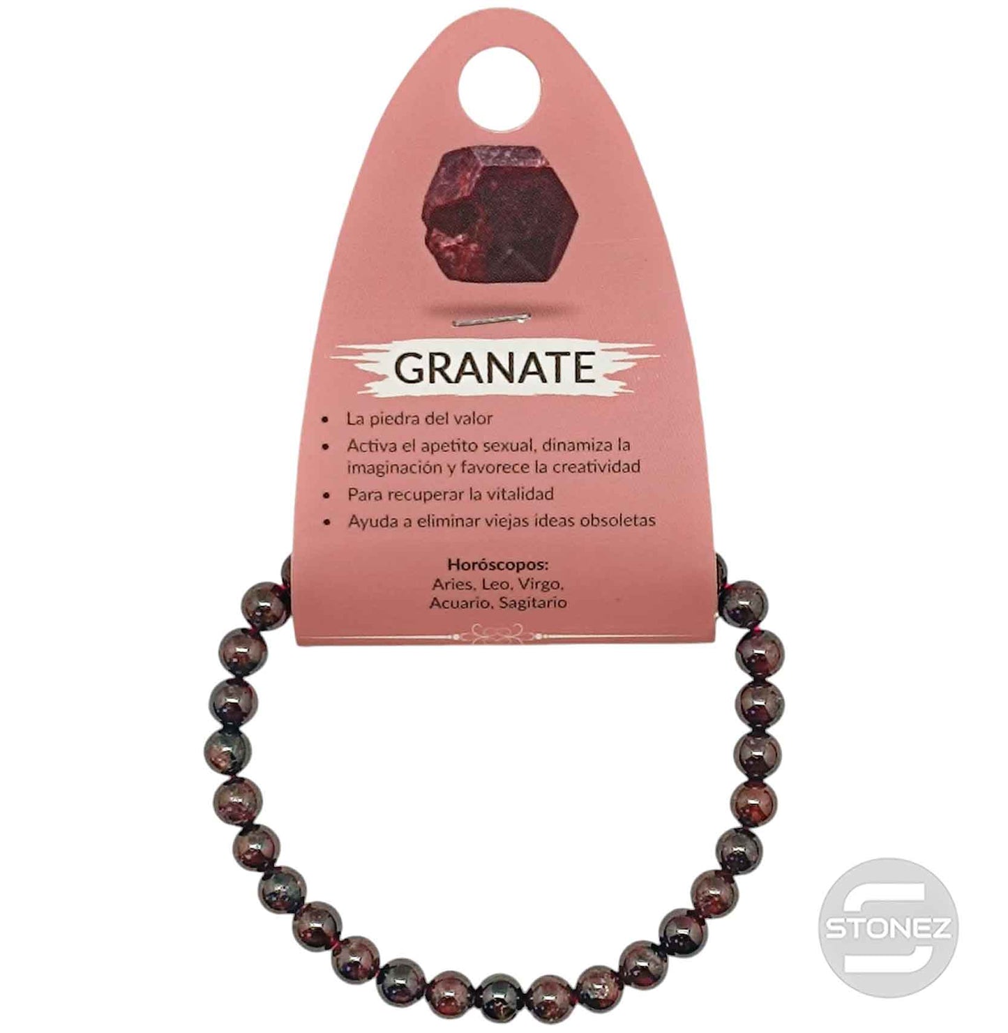 600602563 Pulsera Granate AA 6 mm