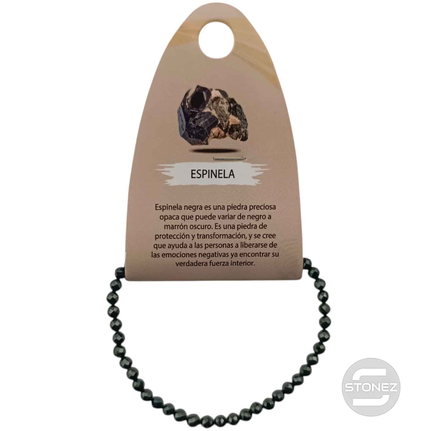 600603282 Pulsera Facetada Espinela 4 mm