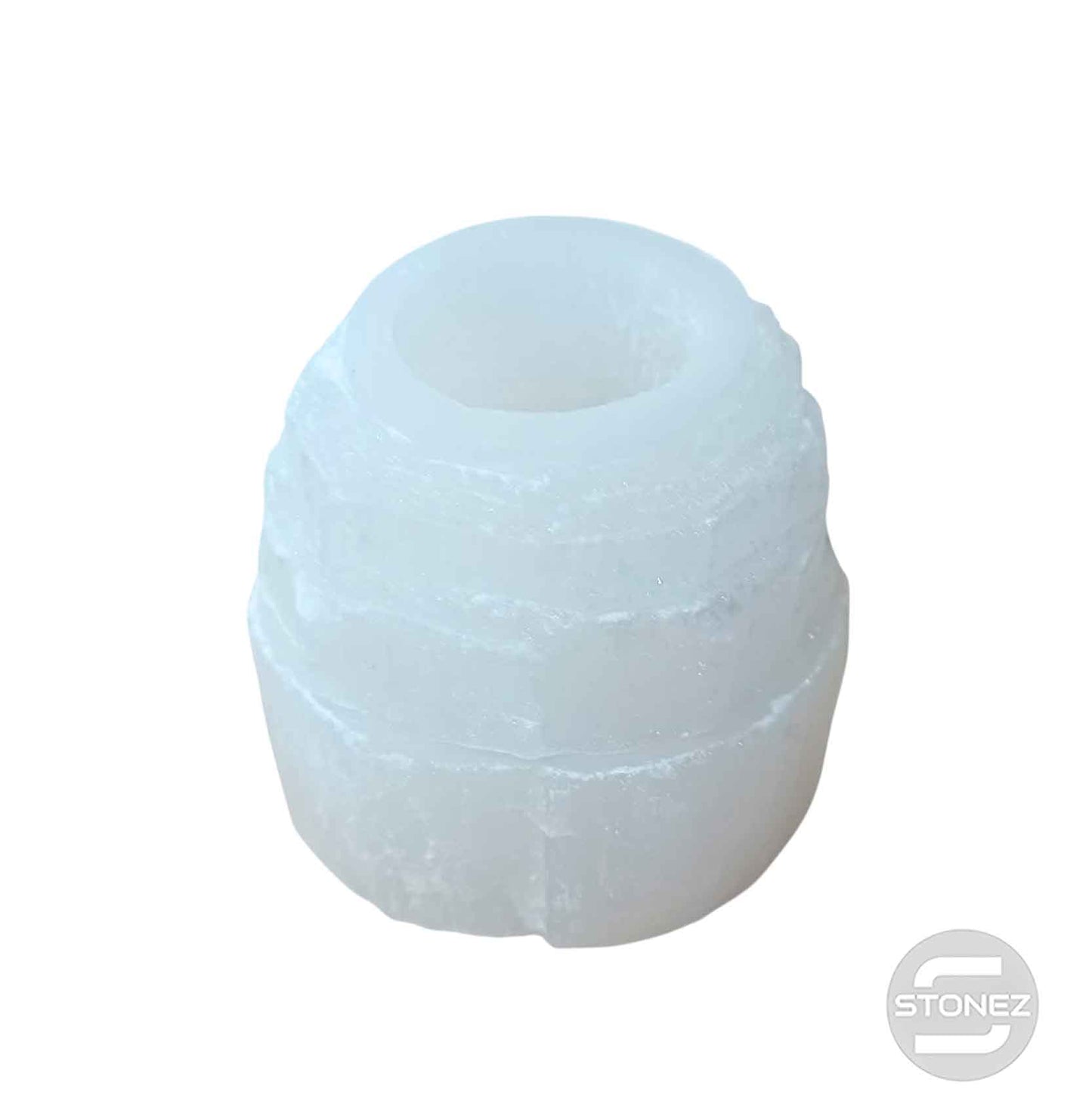 600702642 Porta Vela Portavela Selenita 8 Cms Aprox