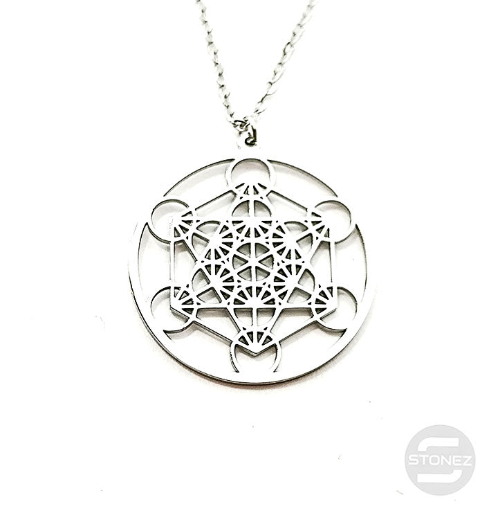 60797-09 Collar Acero Metatron 25 mm Cadena 40+5 Cms