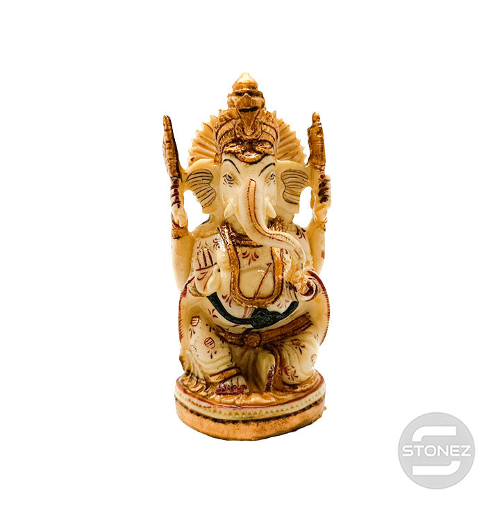 60852 Figura En Resina Diosa Ganesha 13,5 X 6 Cms Aprox.