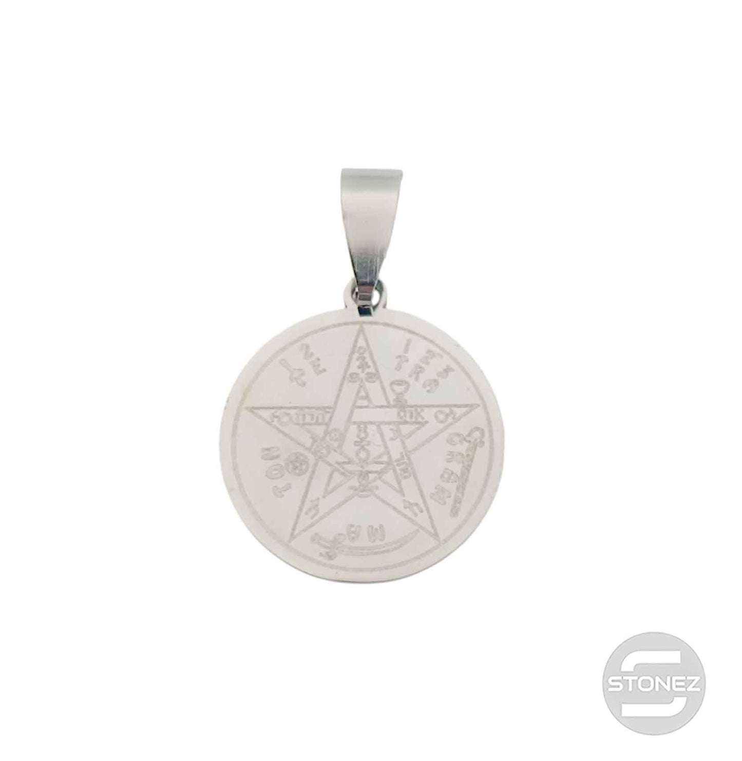 60927-07 Colgante Acero Tetragramaton 25 mm