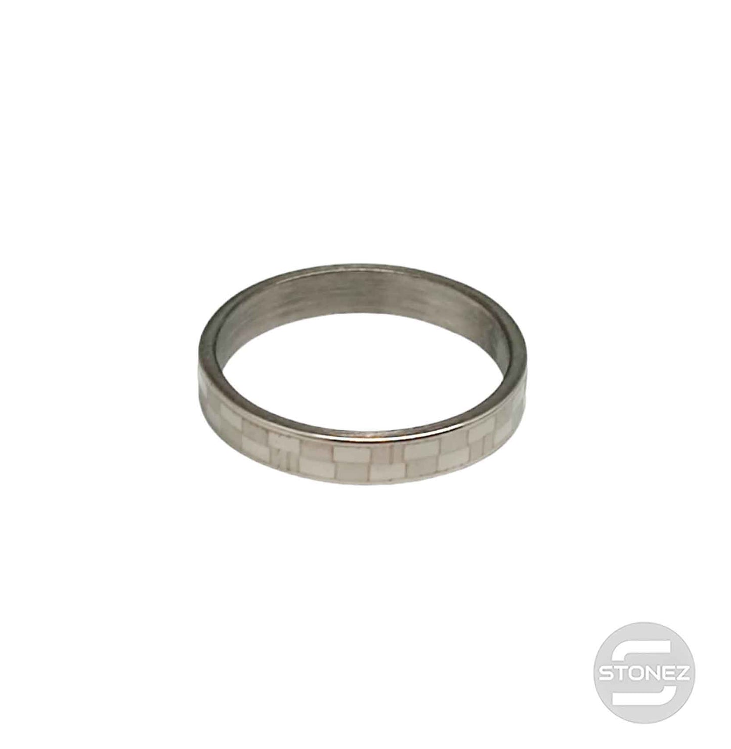 60939 Juego 12 Anillo Acero Inoxidable Con Diferentes Tallas Desde T16 a T22