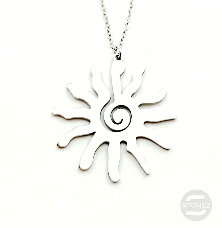 61014-07 Collar Acero Sol 31 mm Cadena 40+5 Cms.