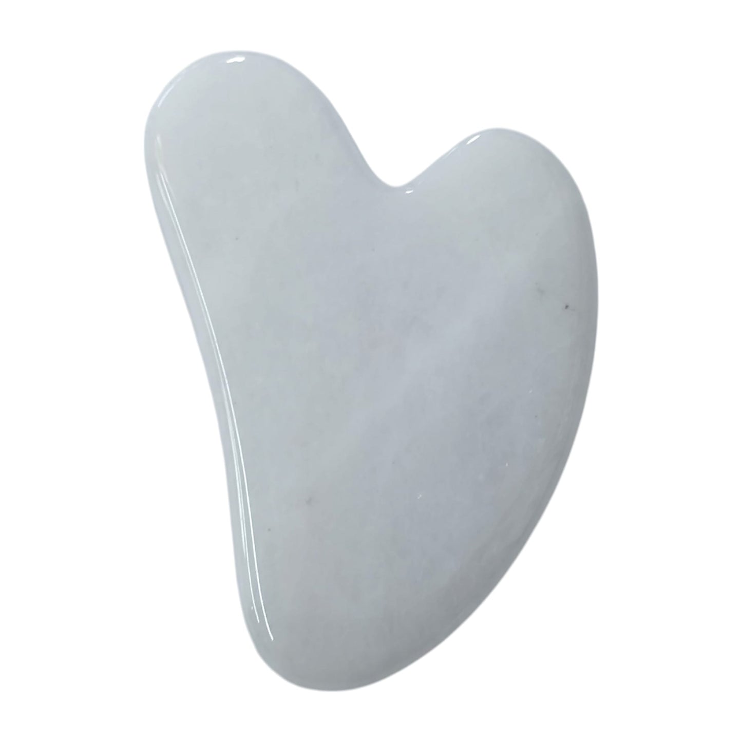 Masajeador Gua Sha Mineral Cuarzo Blanco 10 Cms Aprox Ref 401004149