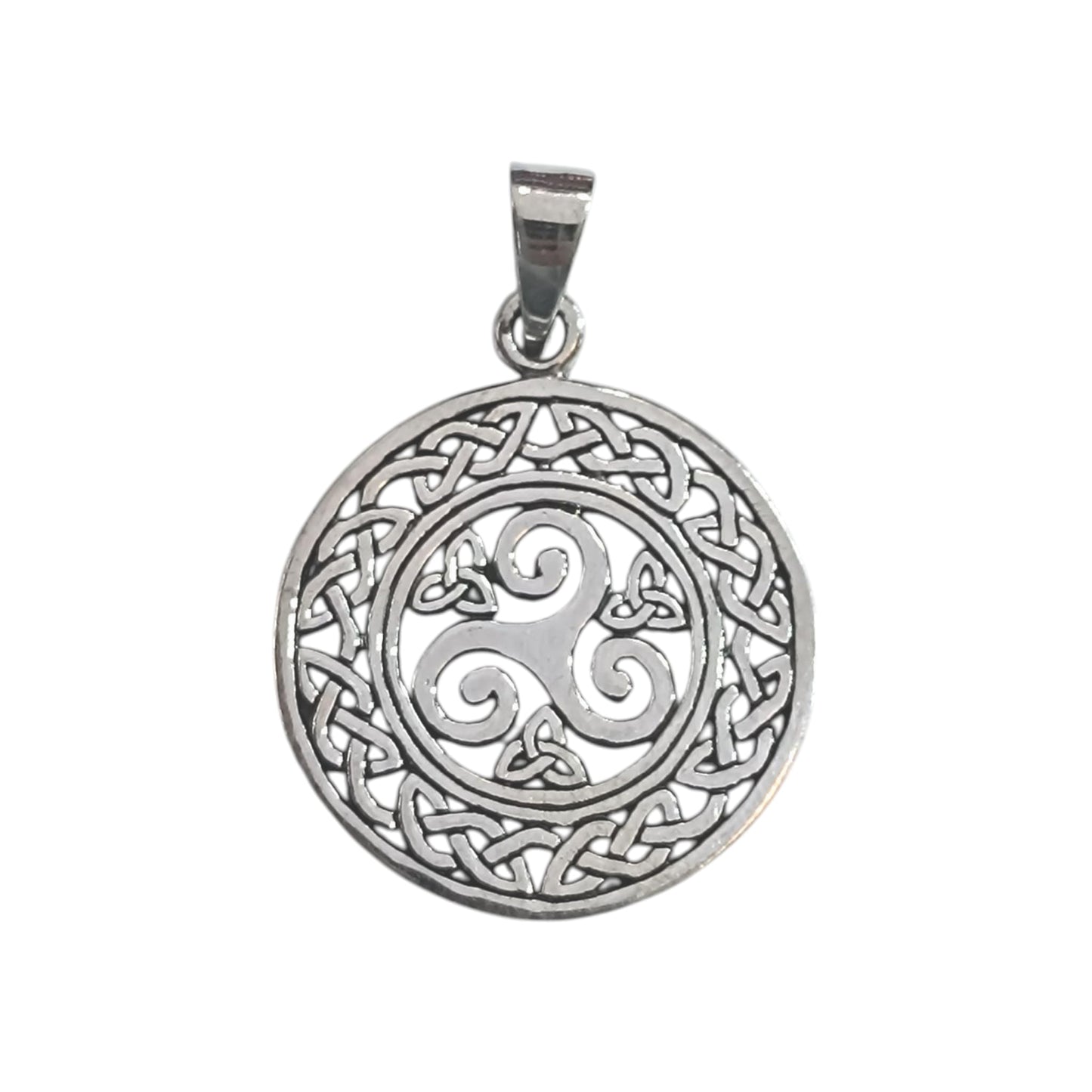 Colgante De Plata 925 Trisquel 26 mm 50300