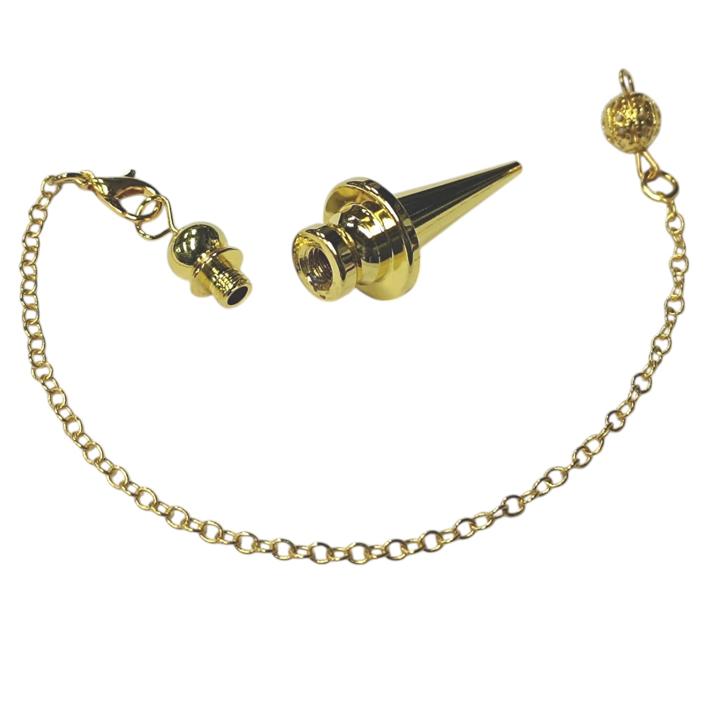 Pendulo Metal Color Dorado Parte Superior Con Rosca Para Testigo 112201003-14