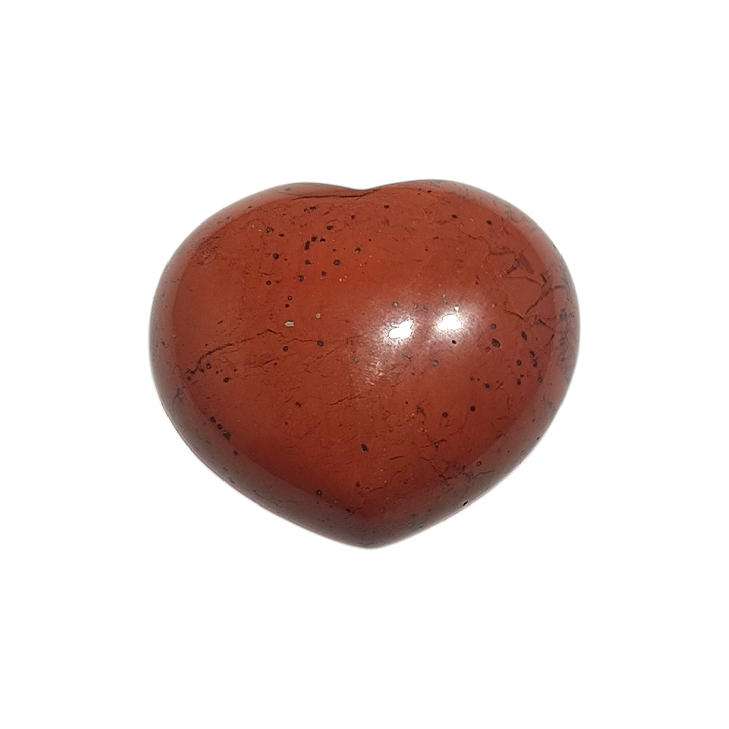 600104126 Corazón Mineral Jaspe Rojo 4,5 Cms Aprox