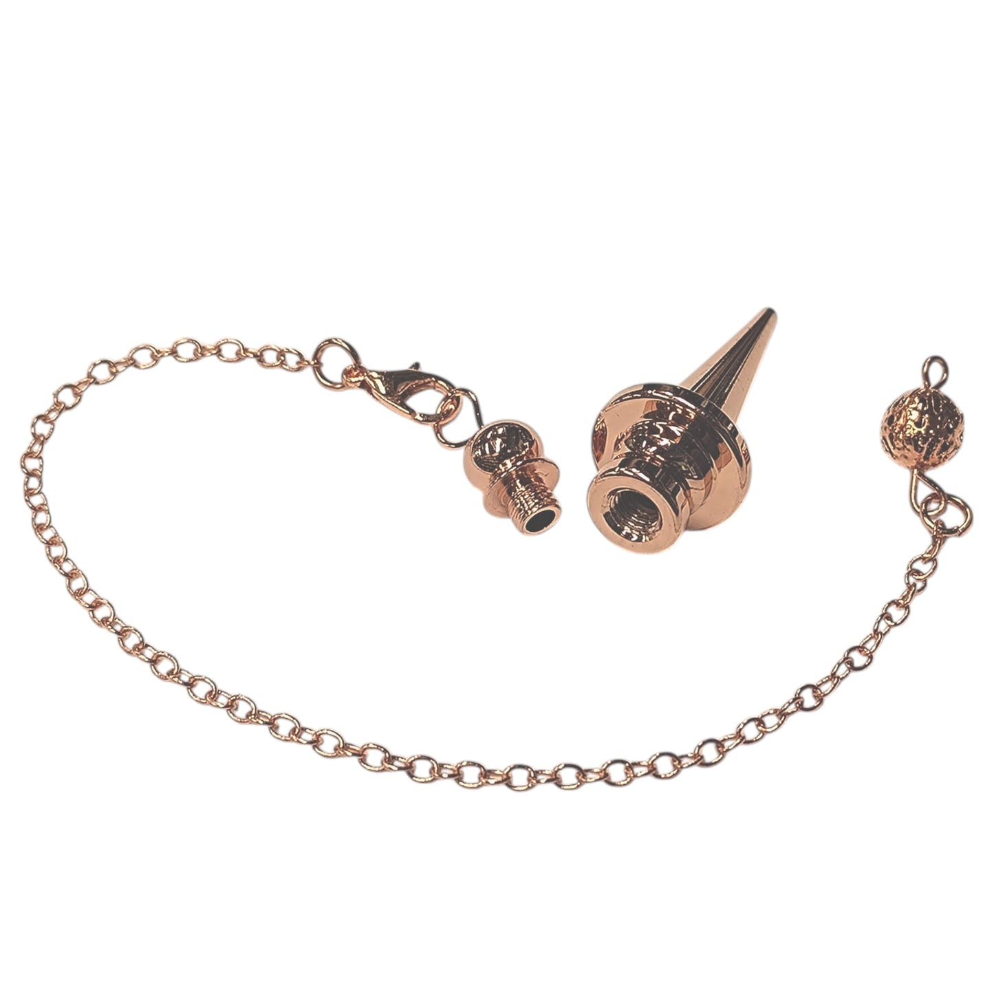 Pendulo Metal Color Cobre Parte Superior Con Rosca Para Testigo 112201003-15