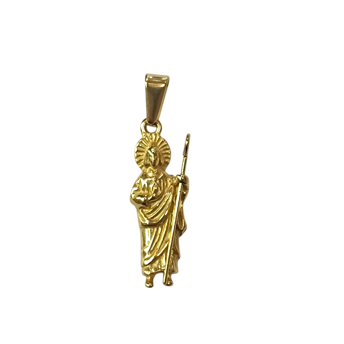 600104572 Colgante Acero Dorado San Judas Tadeo 30 mm