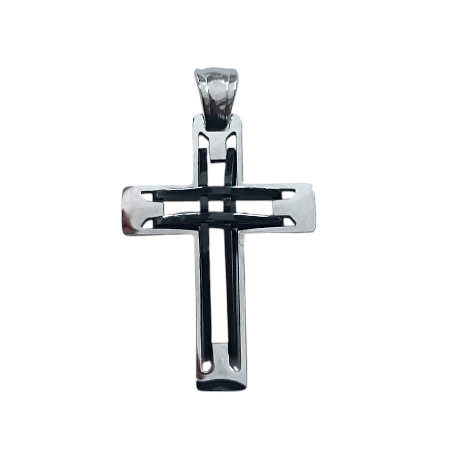 Colgante Acero Cruz 30 mm 600103461-06