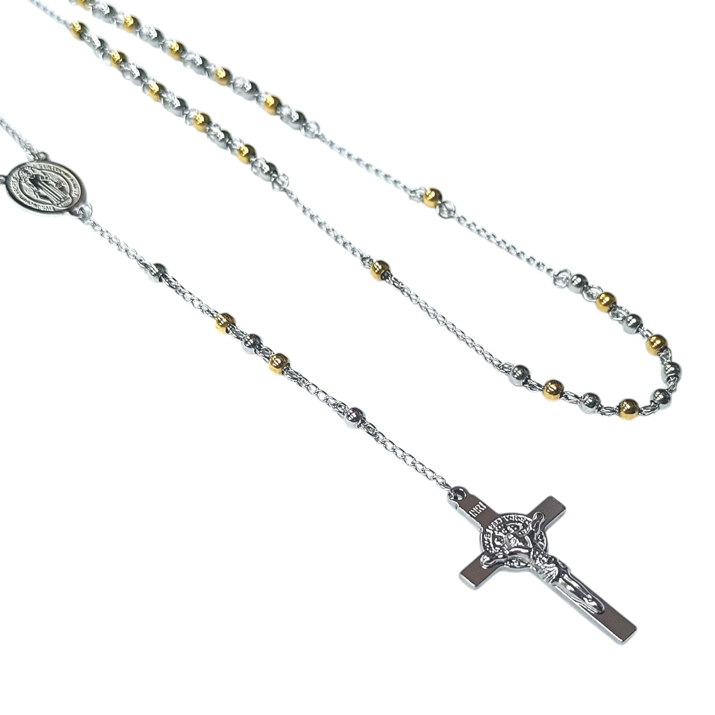Collar Acero Rosario 70 Cms Bolas 4 mm 600103618
