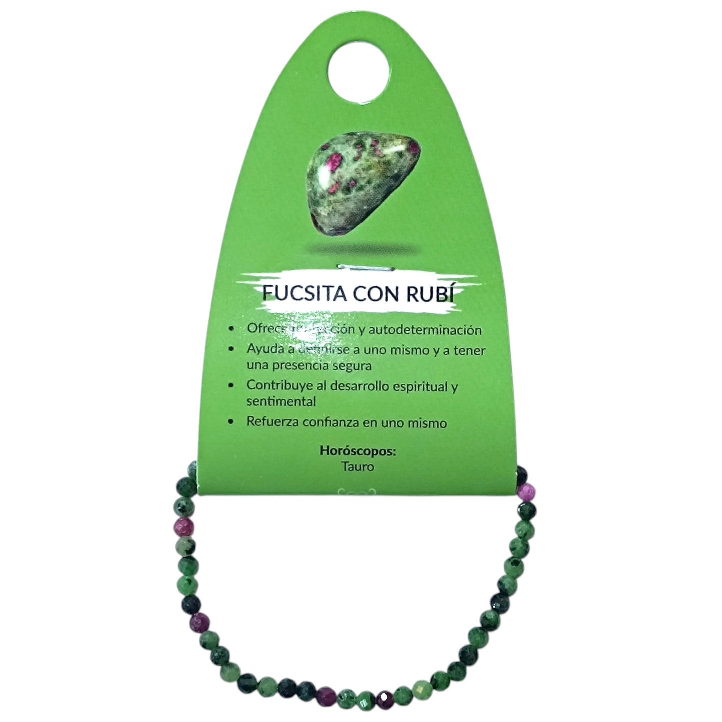 Pulsera Facetada Infantil Piedra Rubi En Fucsita 3 mm 15,5 Cms Aprox 600604298