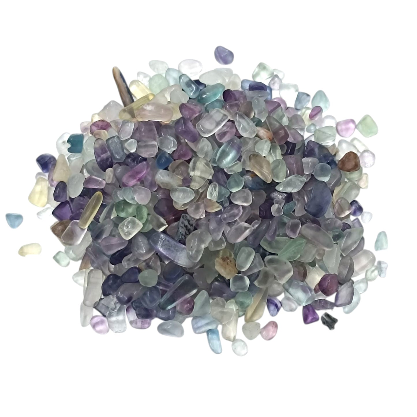 Bolsa 100 Gramos Piedra Chips Fluorita 2 mm Aprox 111401050-125