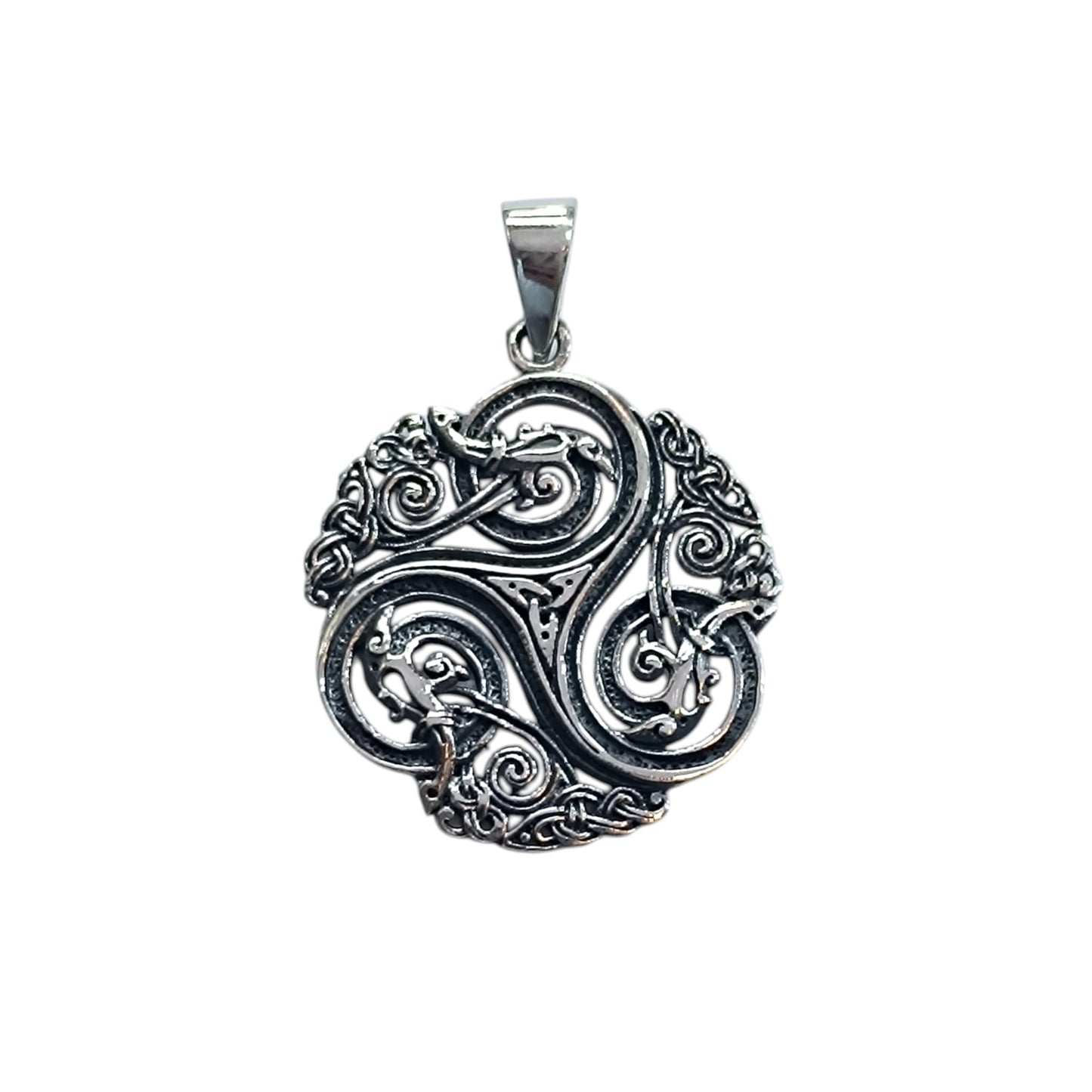 Colgante De Plata 925 Trisquel 27 mm 50439