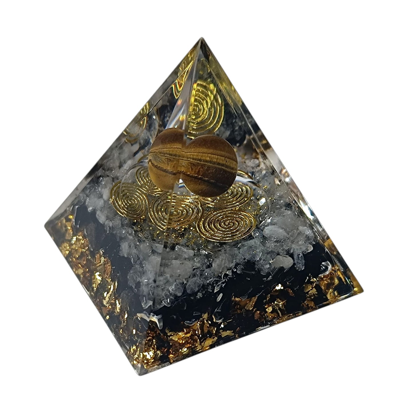 Pirámide Orgonita Con Mineráles 5 Cms Aprox 400202371-004A - stonez