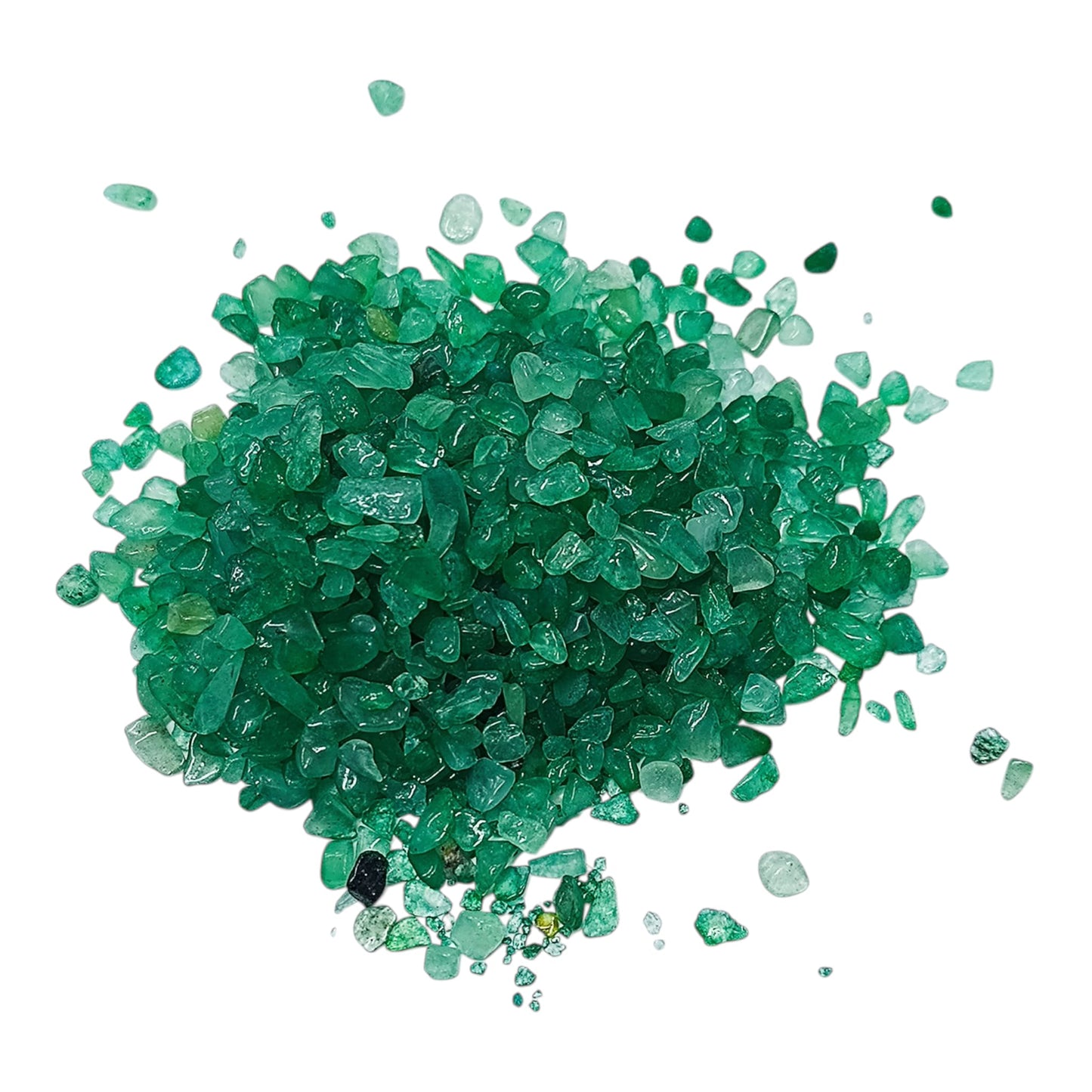 Bolsa 100 Gramos Piedra Chips Aventurina 1 mm Aprox 111401053-12 - stonez