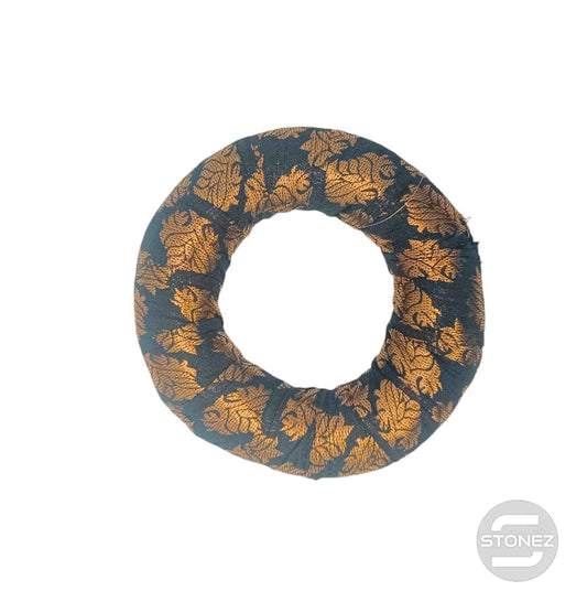 10081 Cojin Base En Negro 12 Cms Aprox Para Cuenco Tibetanos