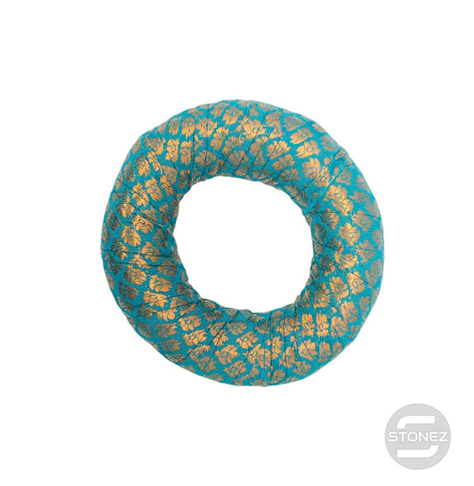 10081 Cojin Base En Celeste 12 Cms Aprox Para Cuenco Tibetanos