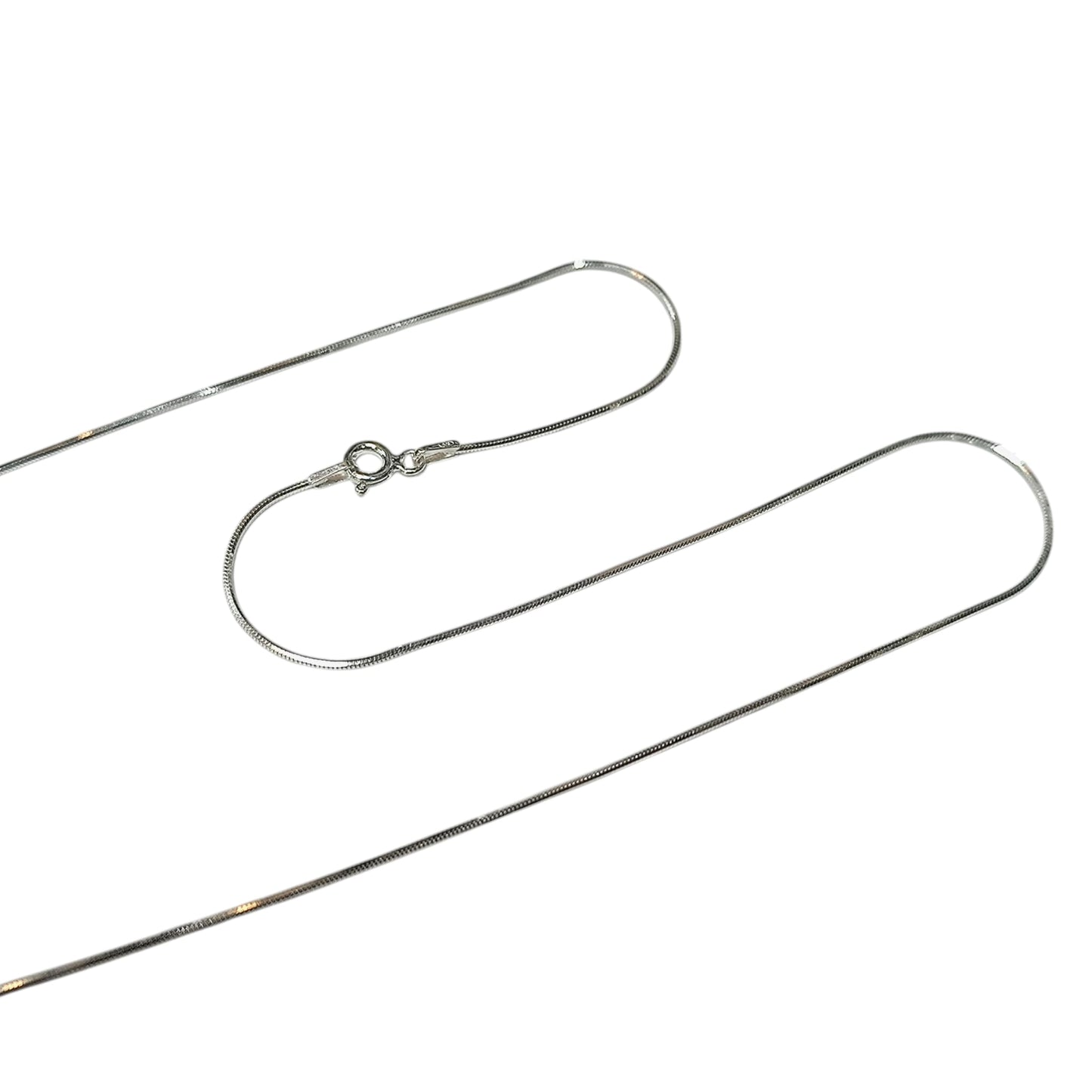 39501-45 Comp 20 Cadena Plata 925 45 Cms Grosor 1 mm aprox