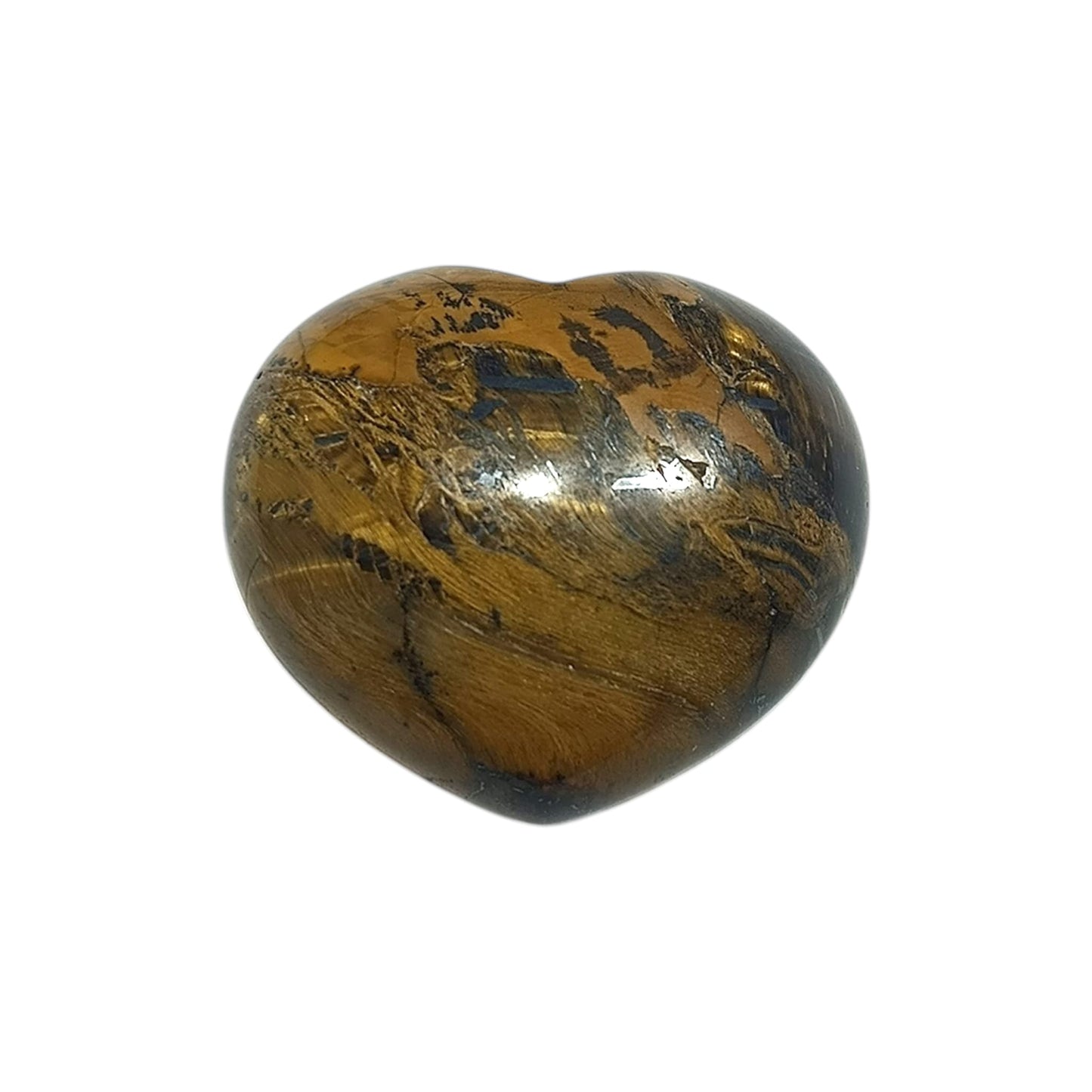 600104127 Corazón Mineral Ojo De Tigre 4,5 Cms Aprox