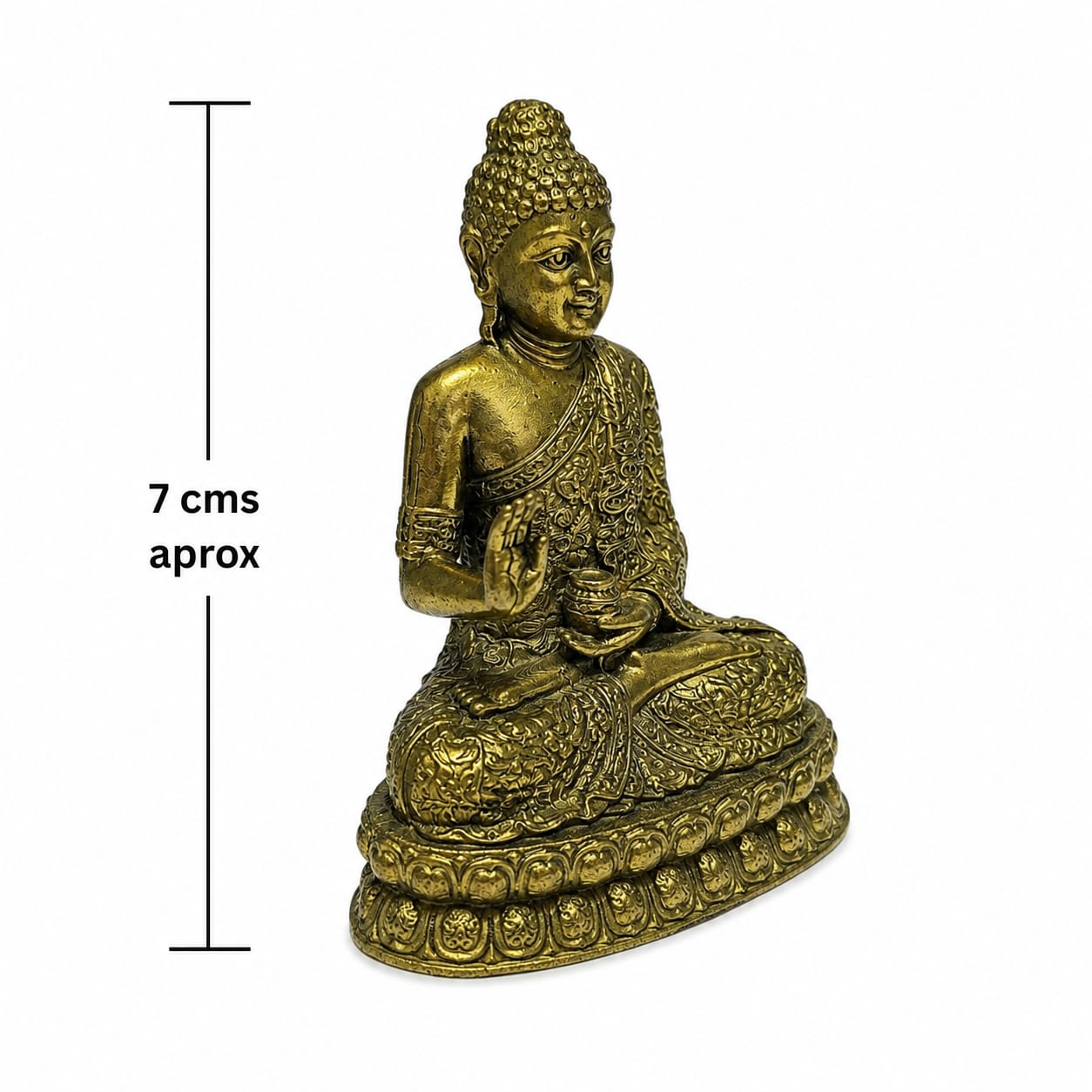 Figura En Latón Buda 7 Aprox UNIDADES LIMITADAS REF 600304375